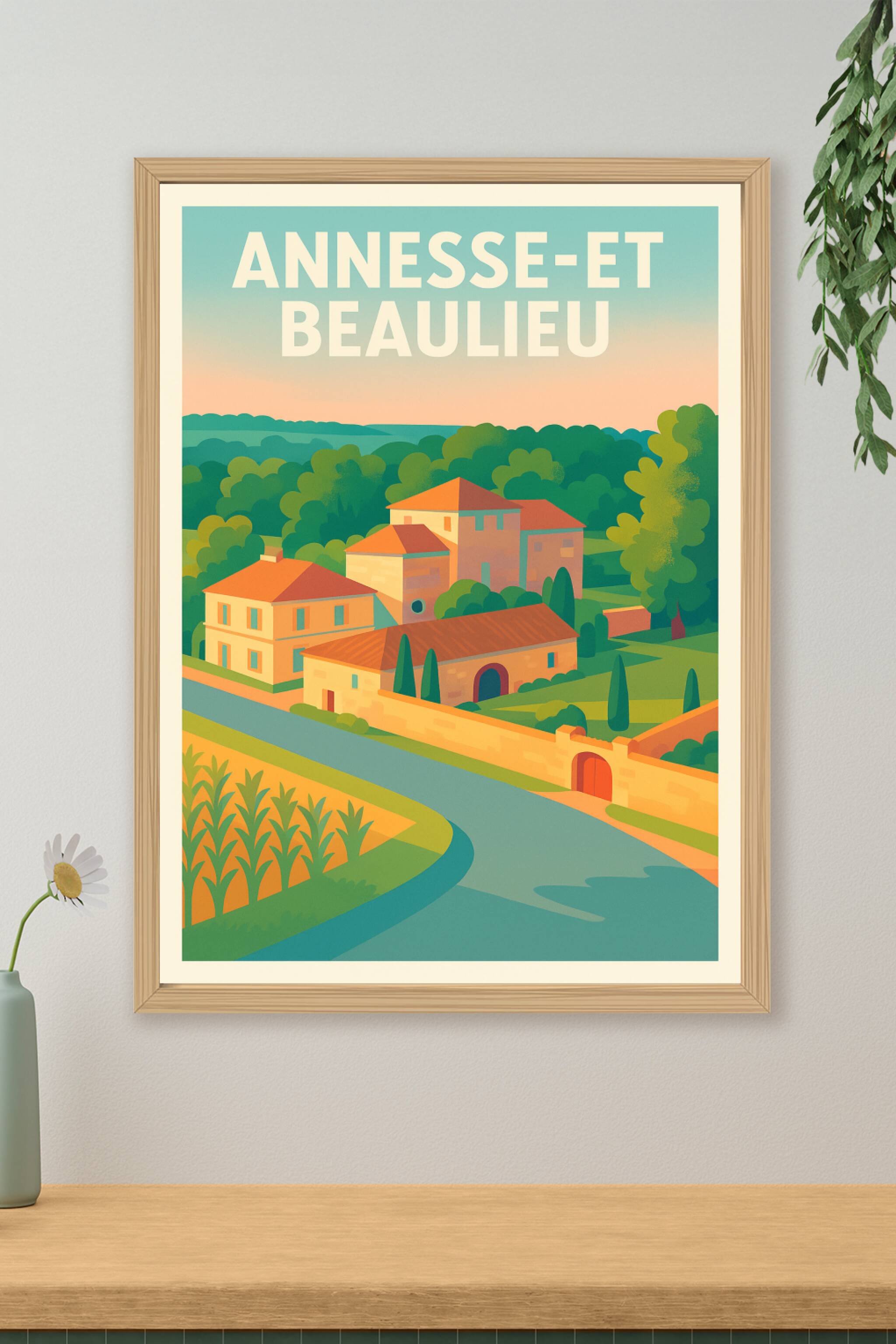 Affiche de Annesse-et-Beaulieu - Charme et sérénité à la campagne