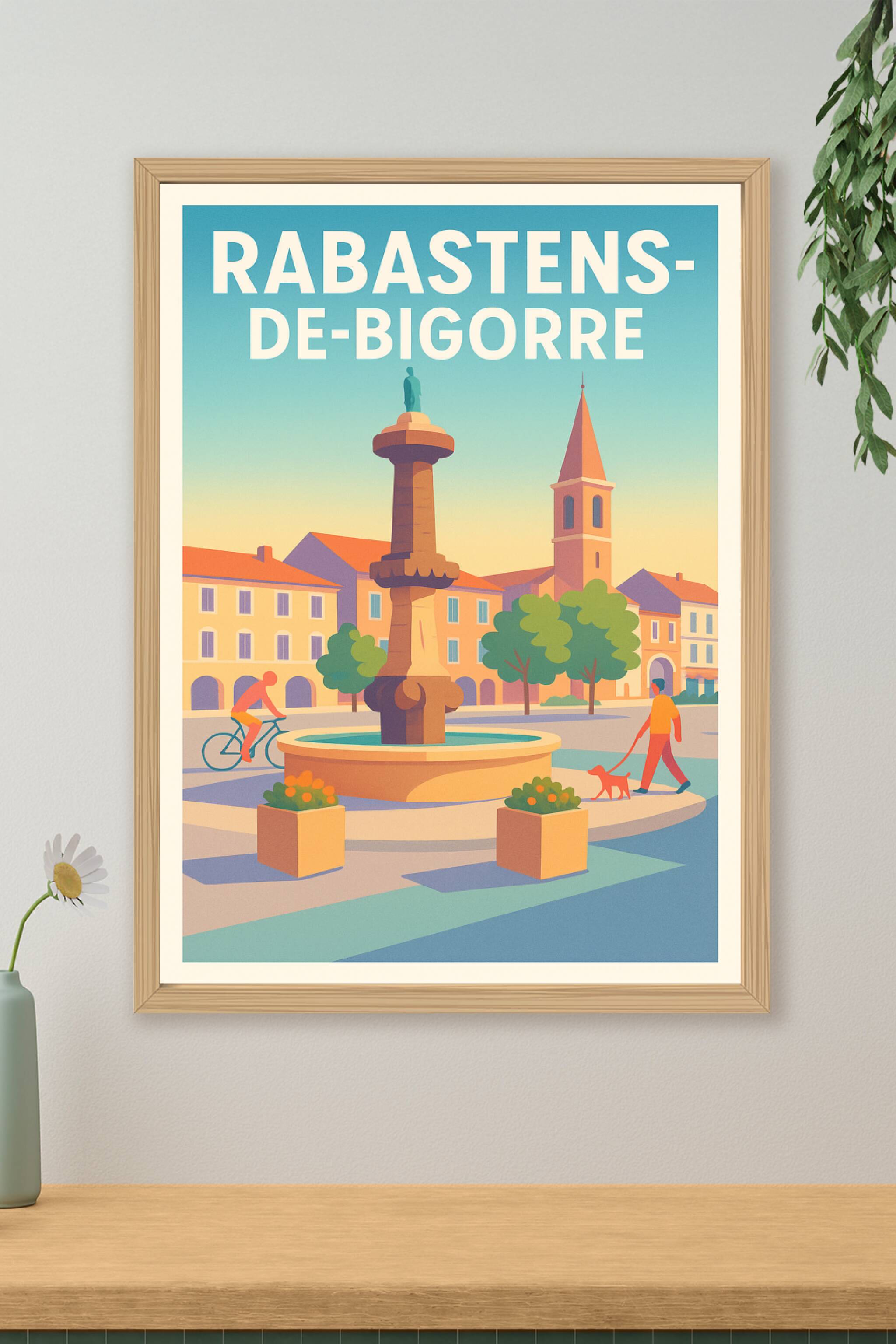 Affiche de Rabastens-de-Bigorre - Charme et Sérénité en Ville