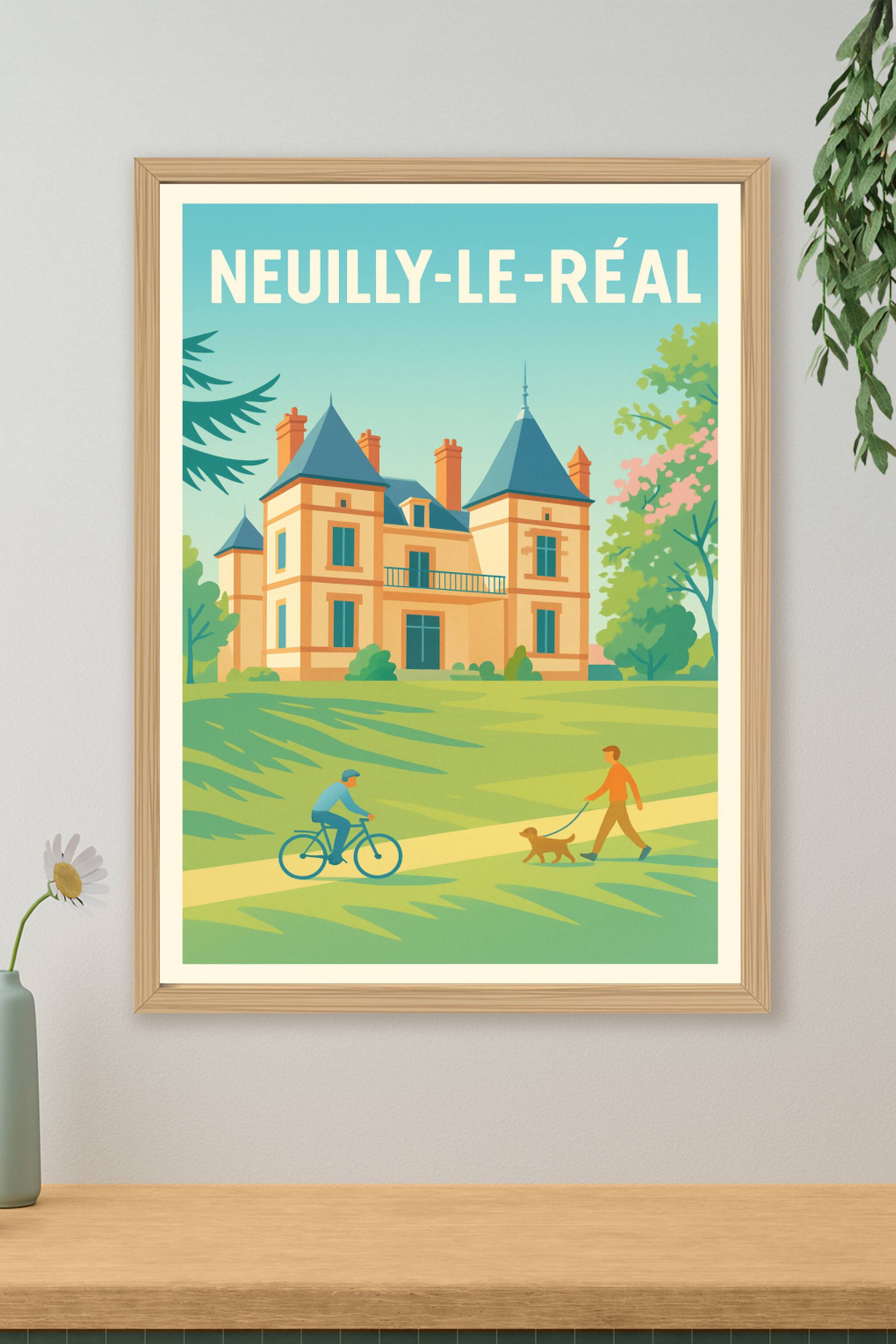Affiche de Neuilly-le-Réal - Charme et tranquillité au cœur de l'Allier