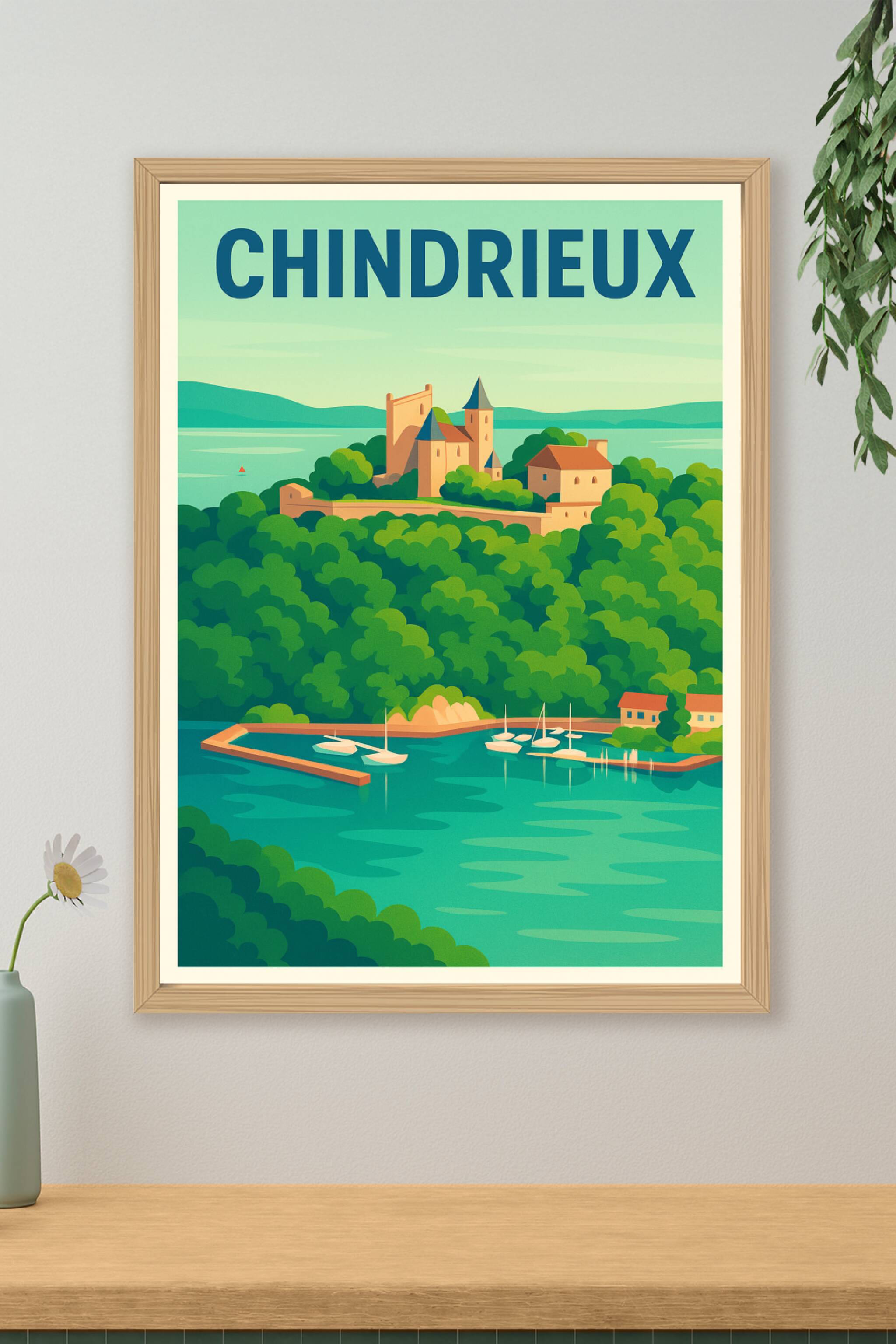 Affiche de Chindrieux - Harmonie entre nature et patrimoine