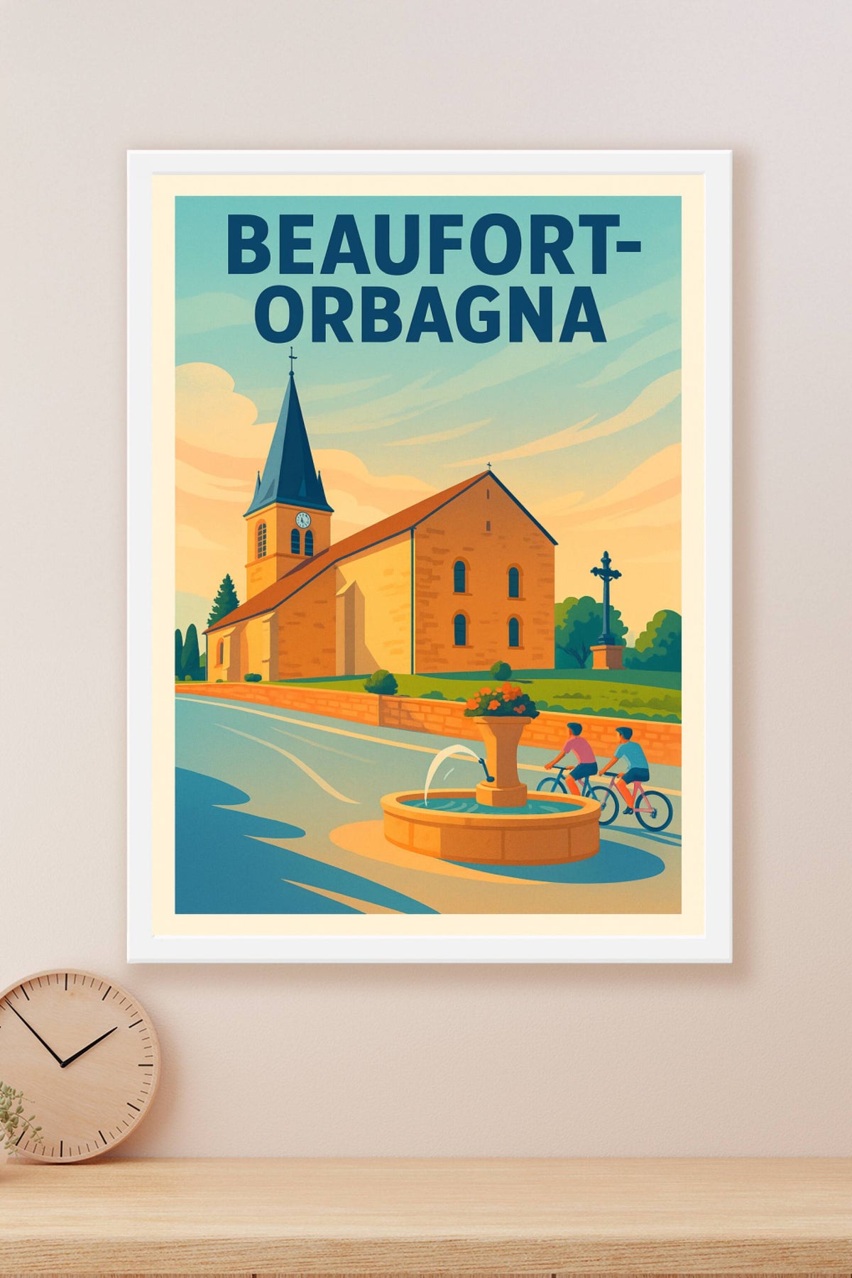 Affiche de Beaufort-Orbagna - Charme et Sérénité au Cœur du Village