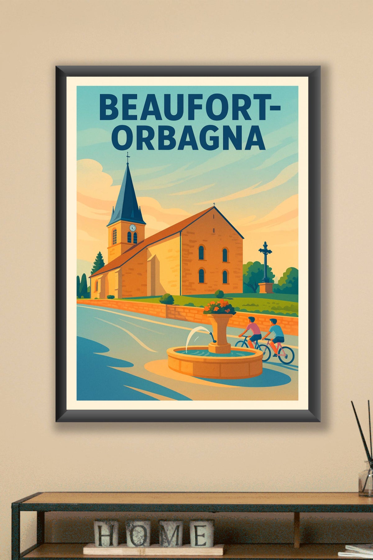 Affiche de Beaufort-Orbagna - Charme et Sérénité au Cœur du Village