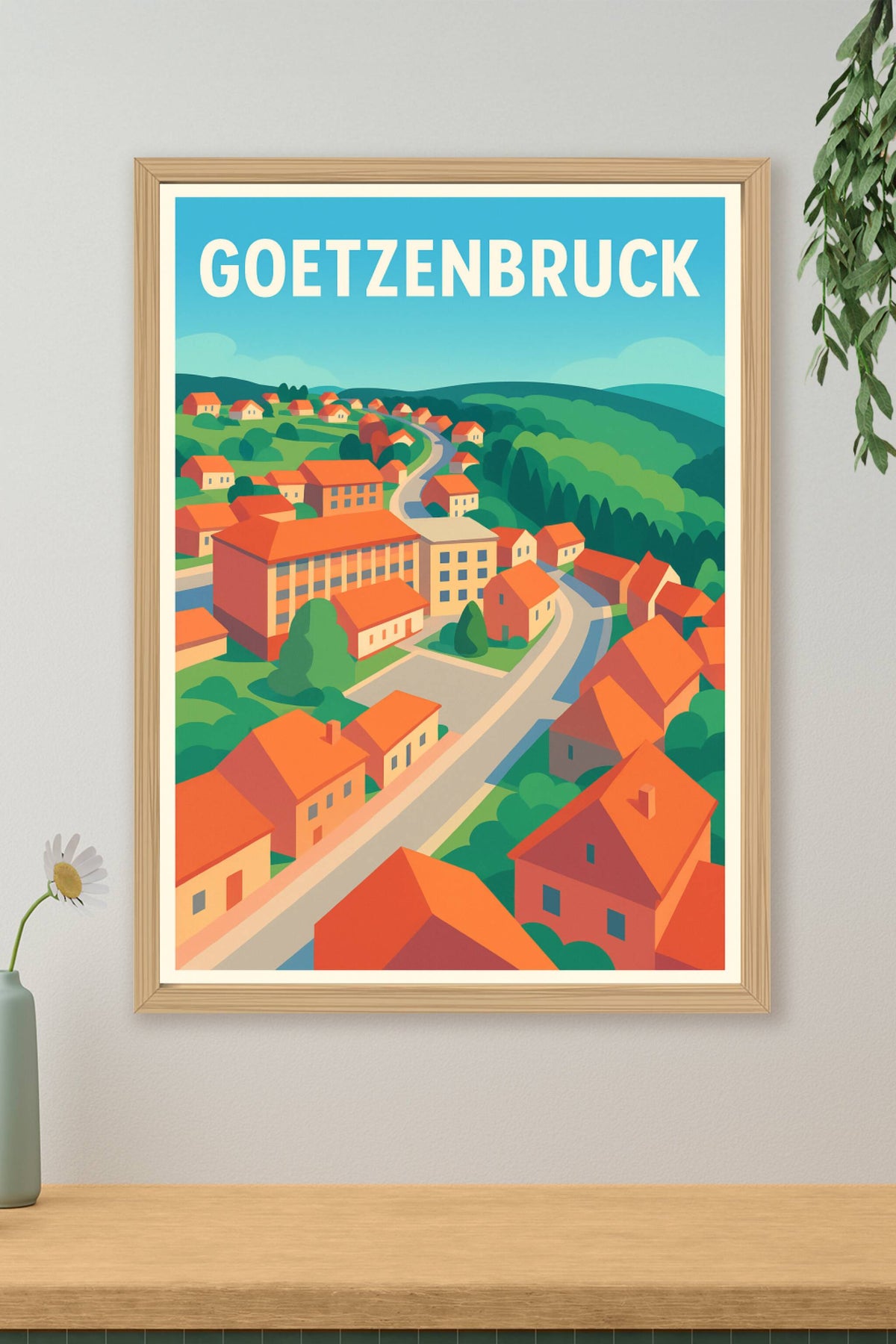 Affiche de Goetzenbruck - Charme bucolique et douceur de vivre