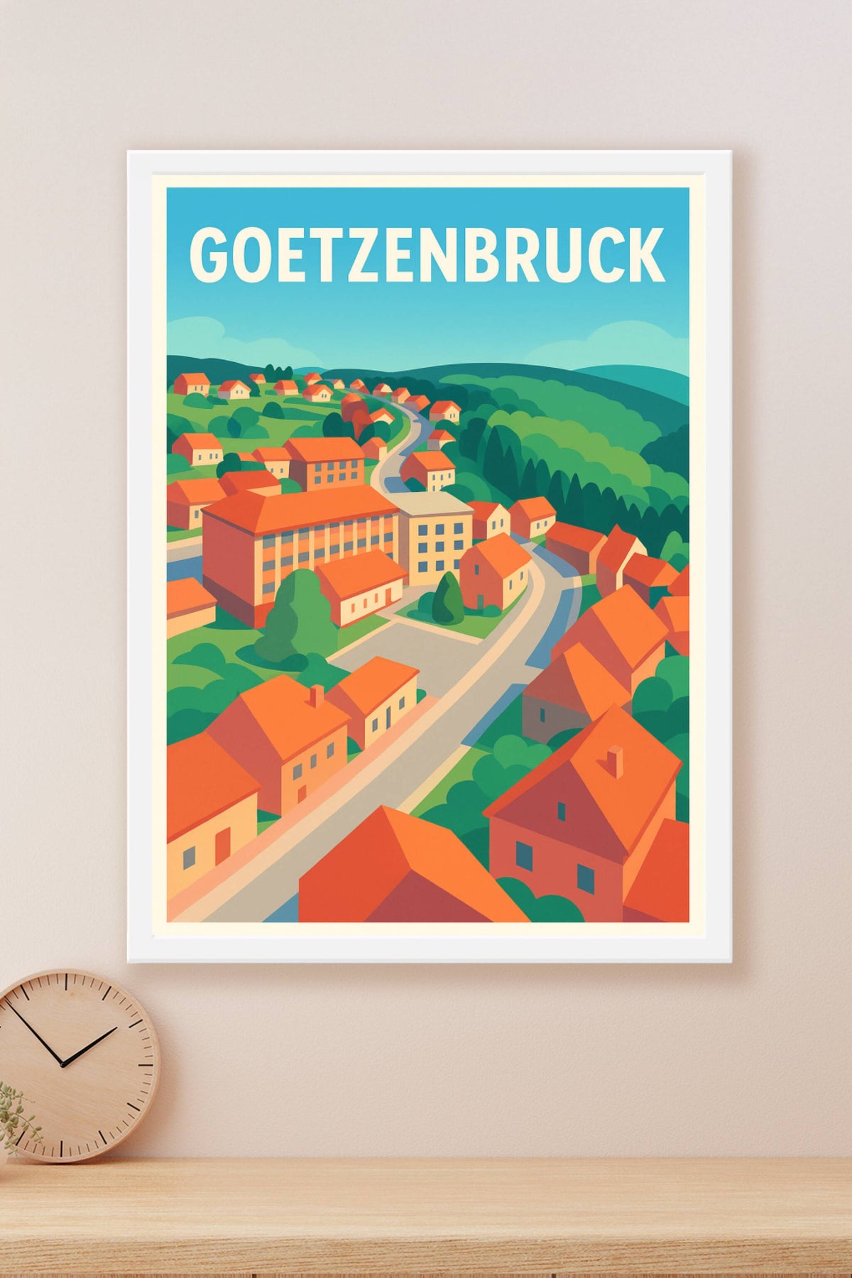 Affiche de Goetzenbruck - Charme bucolique et douceur de vivre