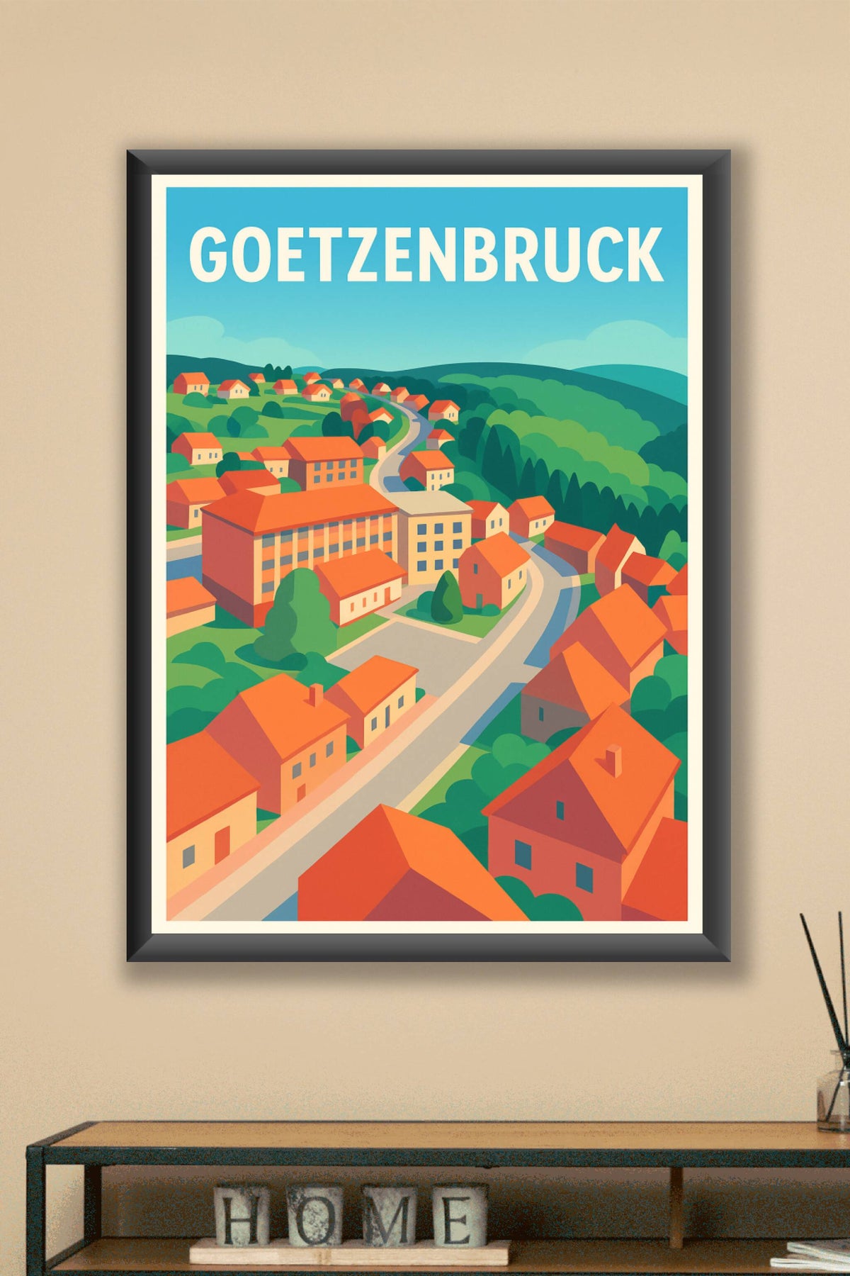 Affiche de Goetzenbruck - Charme bucolique et douceur de vivre