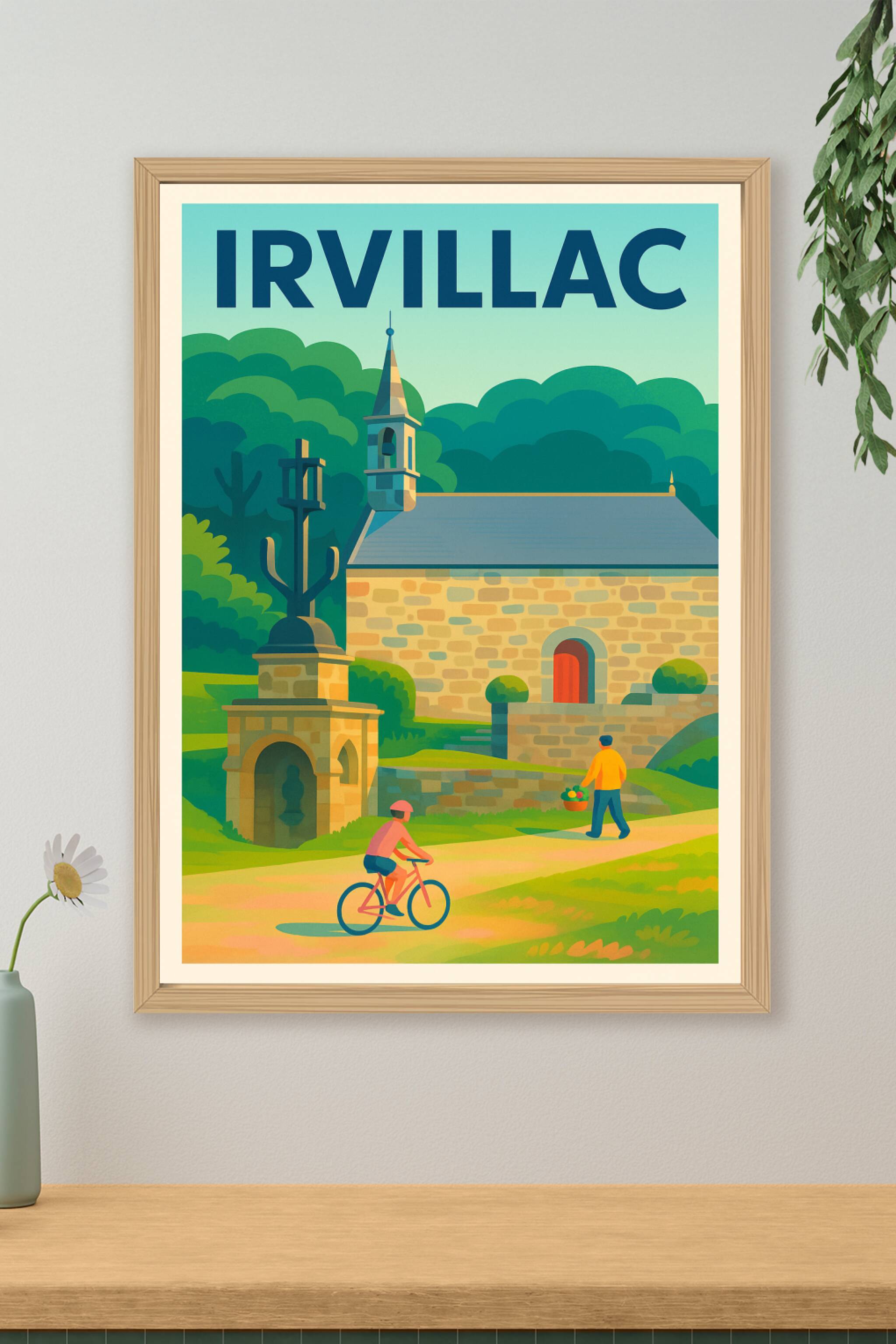 Affiche de Irvillac - Charme champêtre et patrimoine préservé