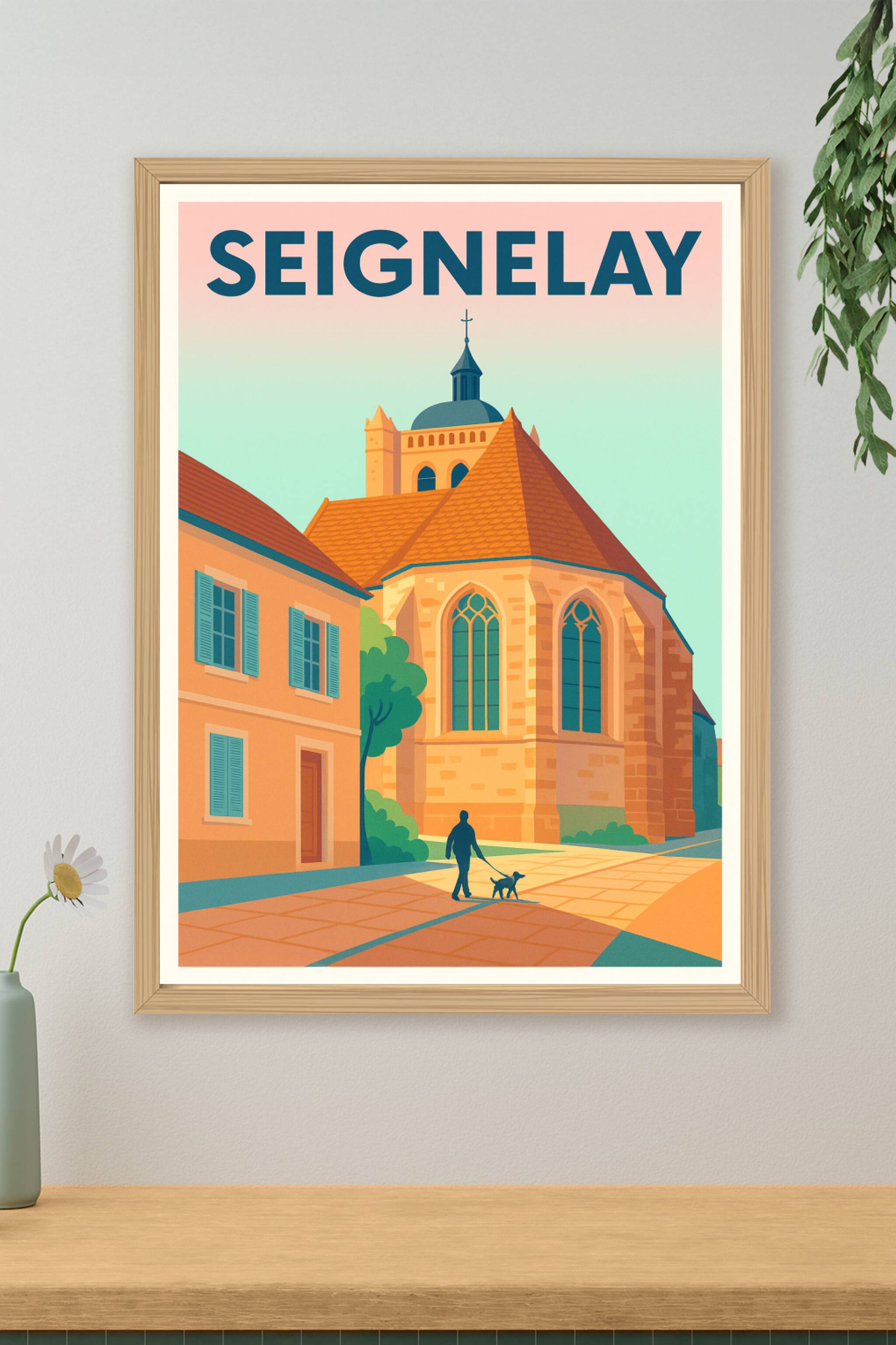 Affiche de Seignelay - Charme et sérénité à l'ombre des clochers