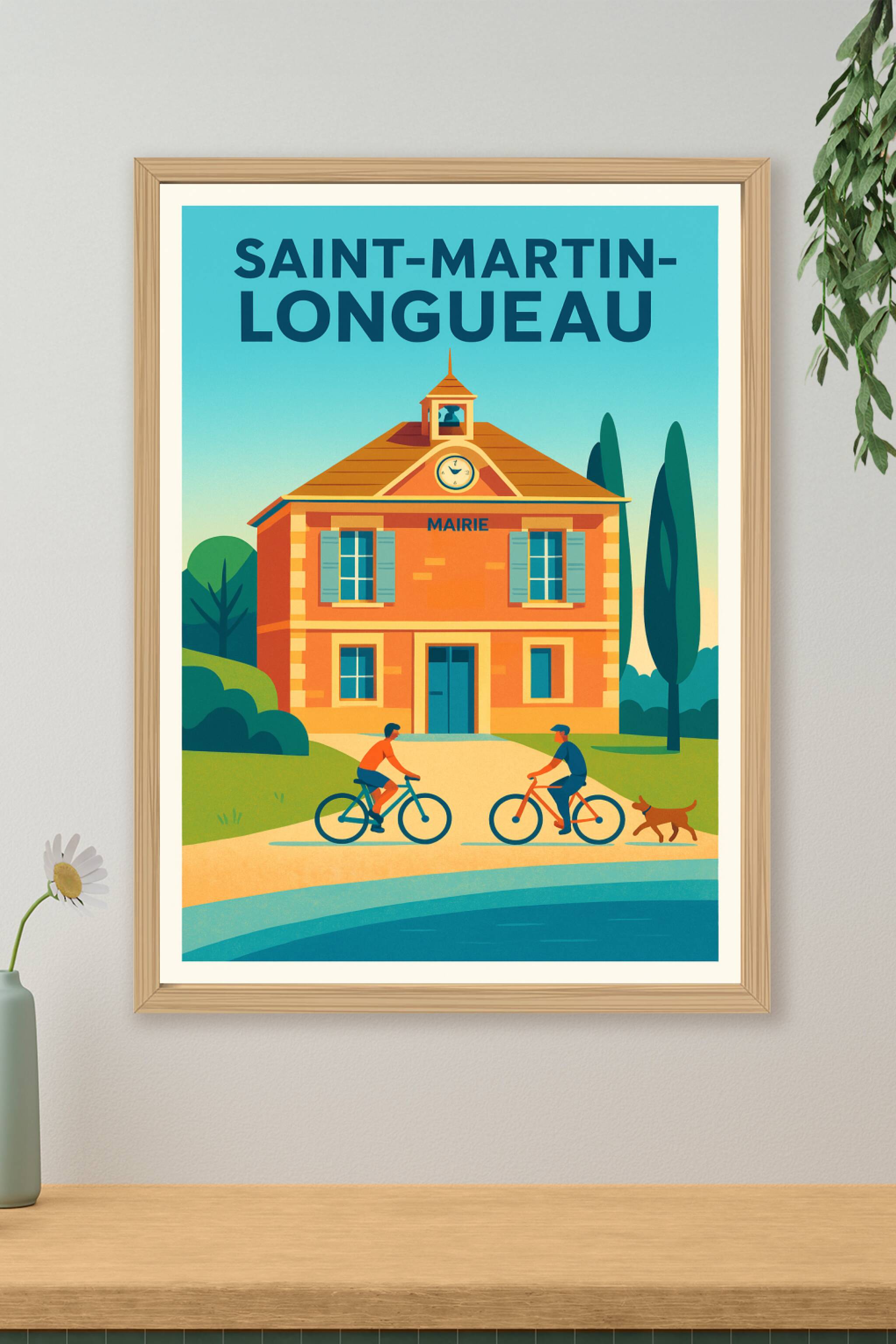 Affiche de Saint-Martin-Longueau - Un coin de vie paisible et authentique
