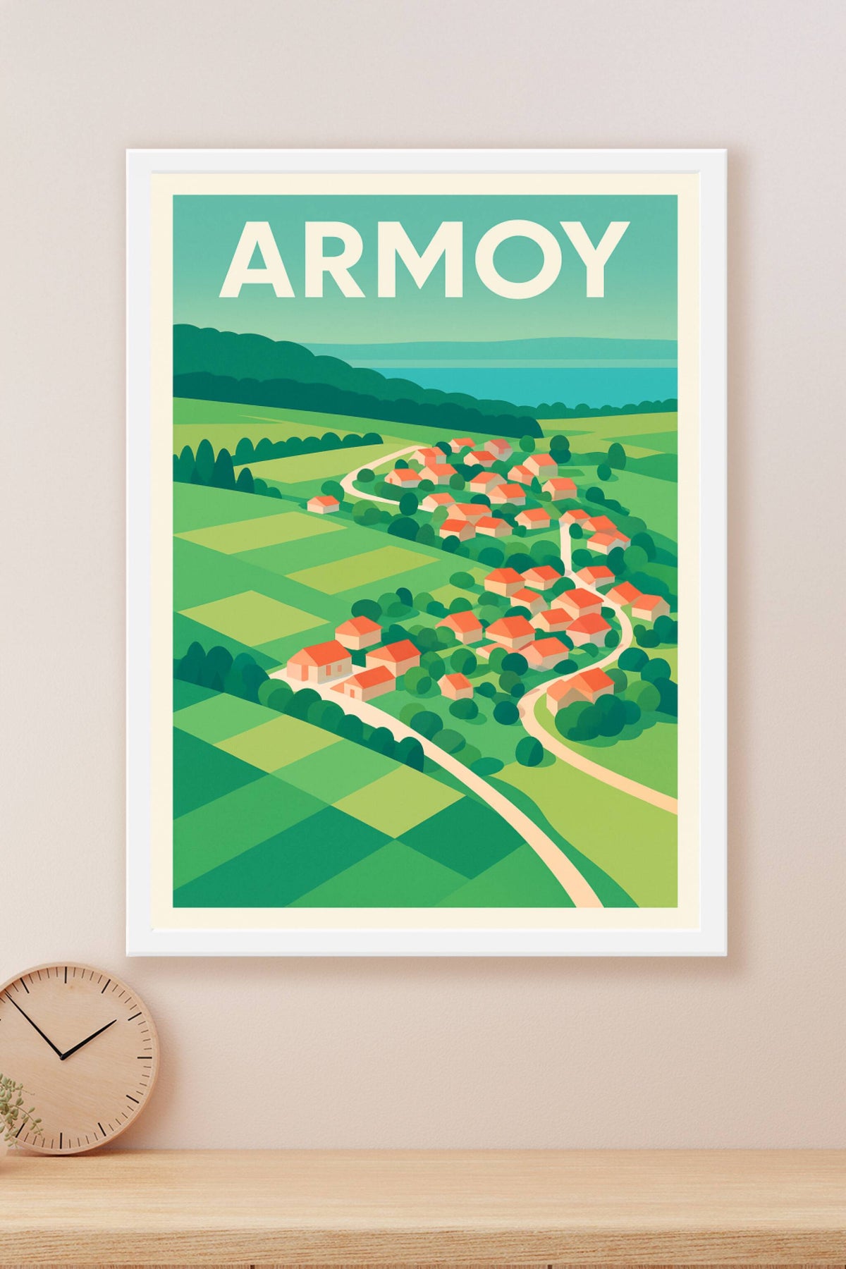 Affiche de Armoy - Charme paisible des paysages verdoyants