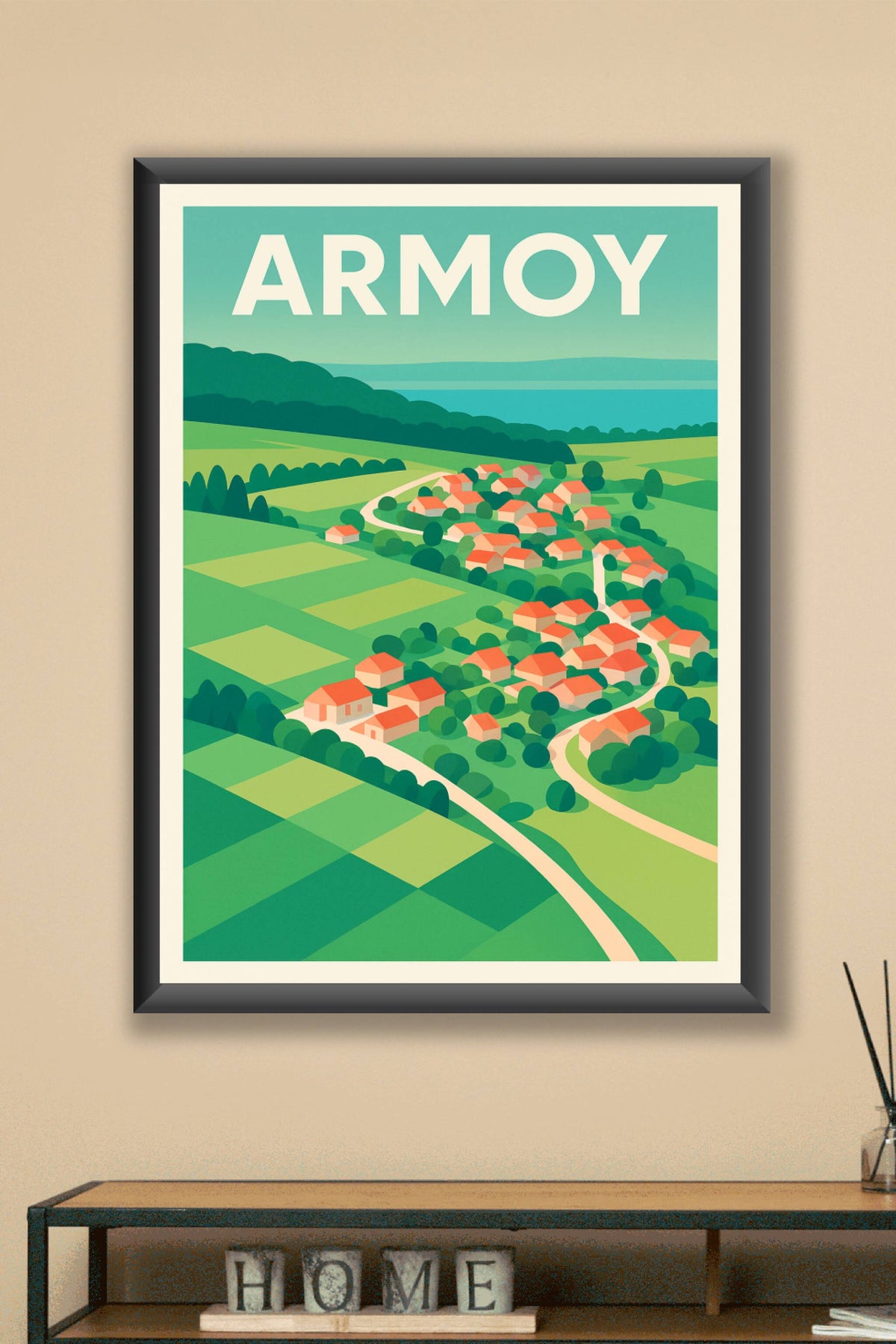 Affiche de Armoy - Charme paisible des paysages verdoyants