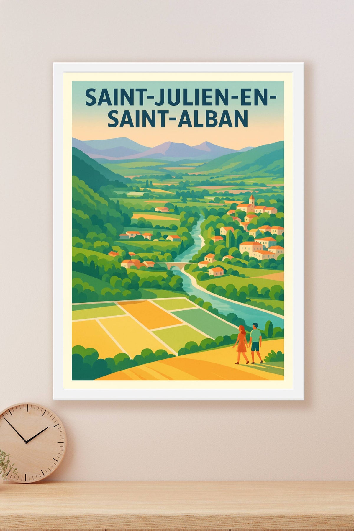 Affiche de Saint-Julien-en-Saint-Alban - Évasion bucolique au cœur de la vallée
