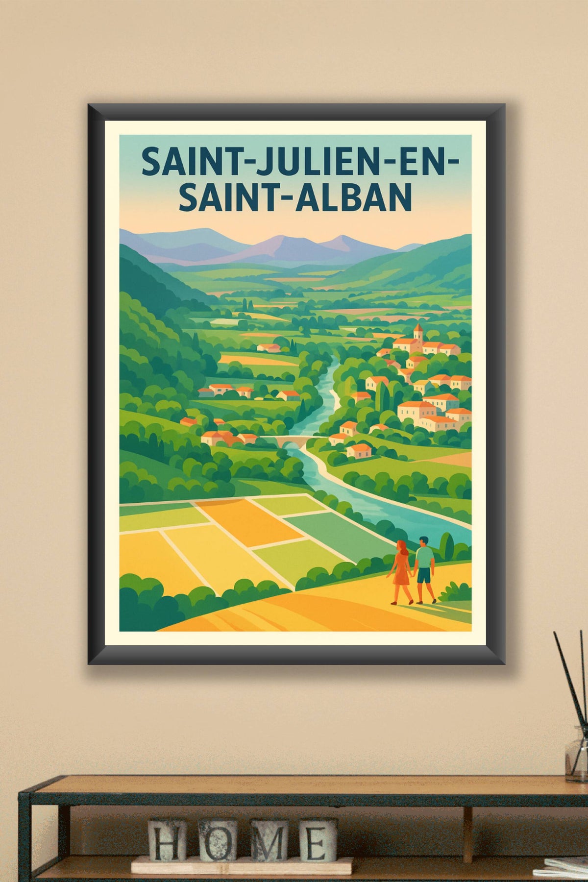 Affiche de Saint-Julien-en-Saint-Alban - Évasion bucolique au cœur de la vallée