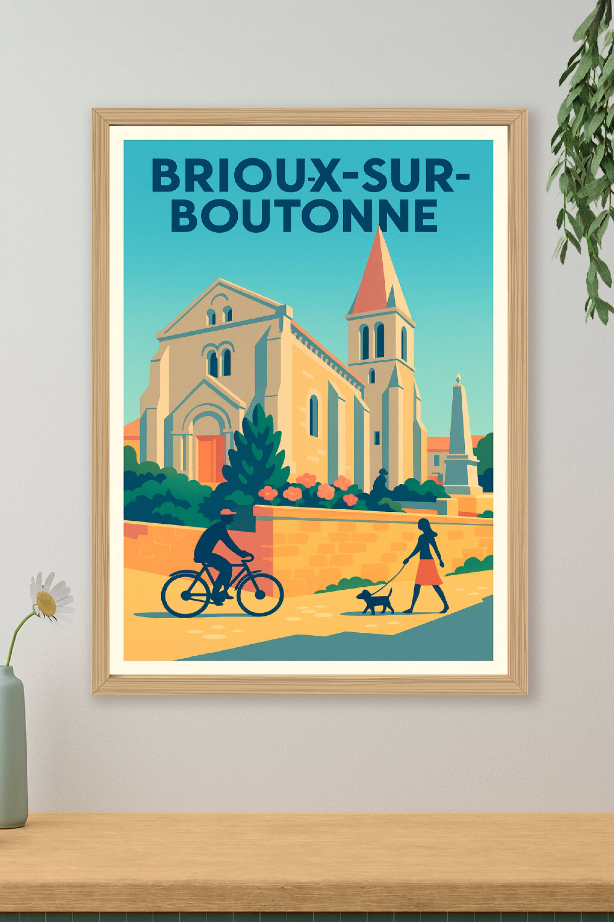 Affiche de Brioux-sur-Boutonne - Charme et Sérénité au Cœur du Village