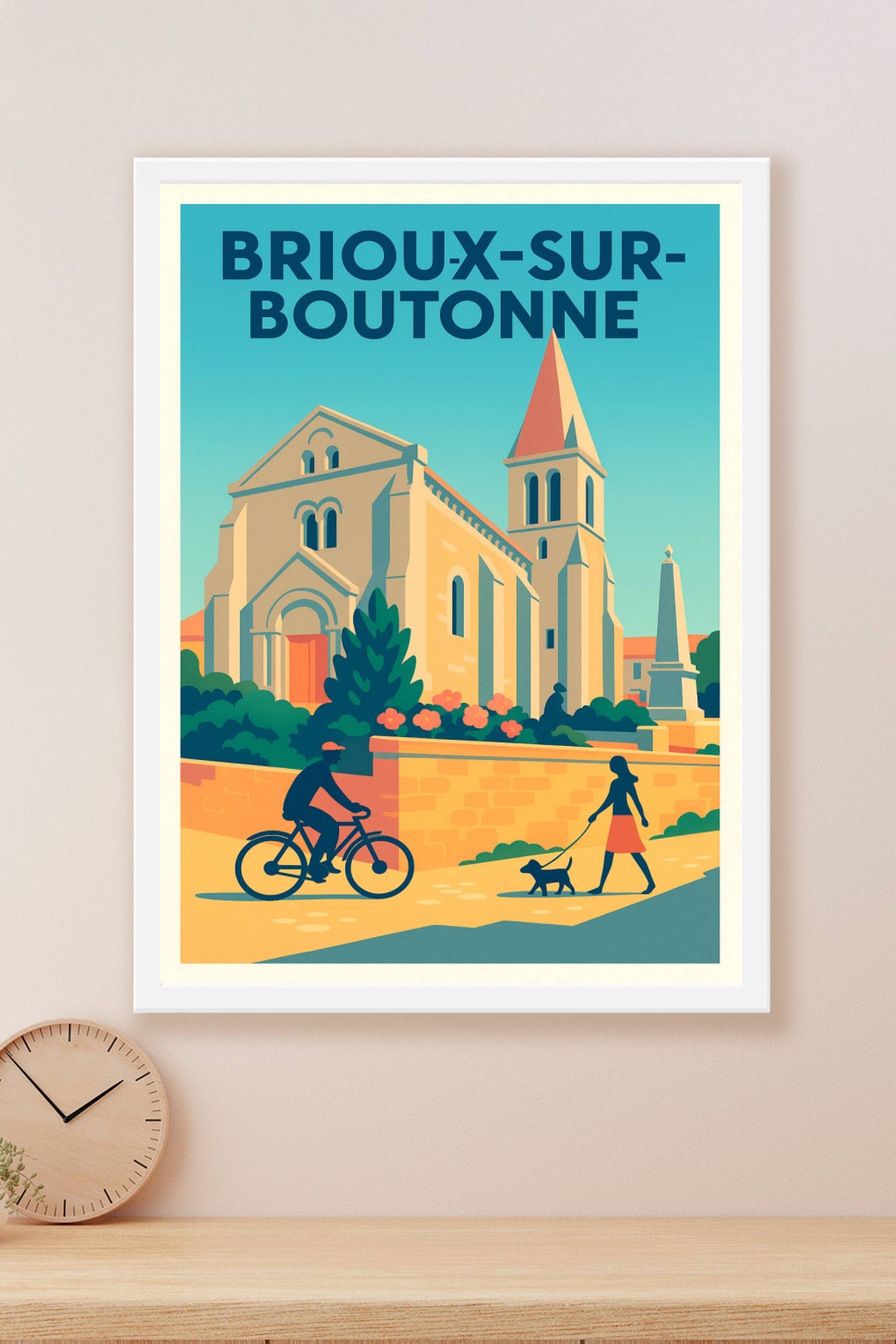 Affiche de Brioux-sur-Boutonne - Charme et Sérénité au Cœur du Village