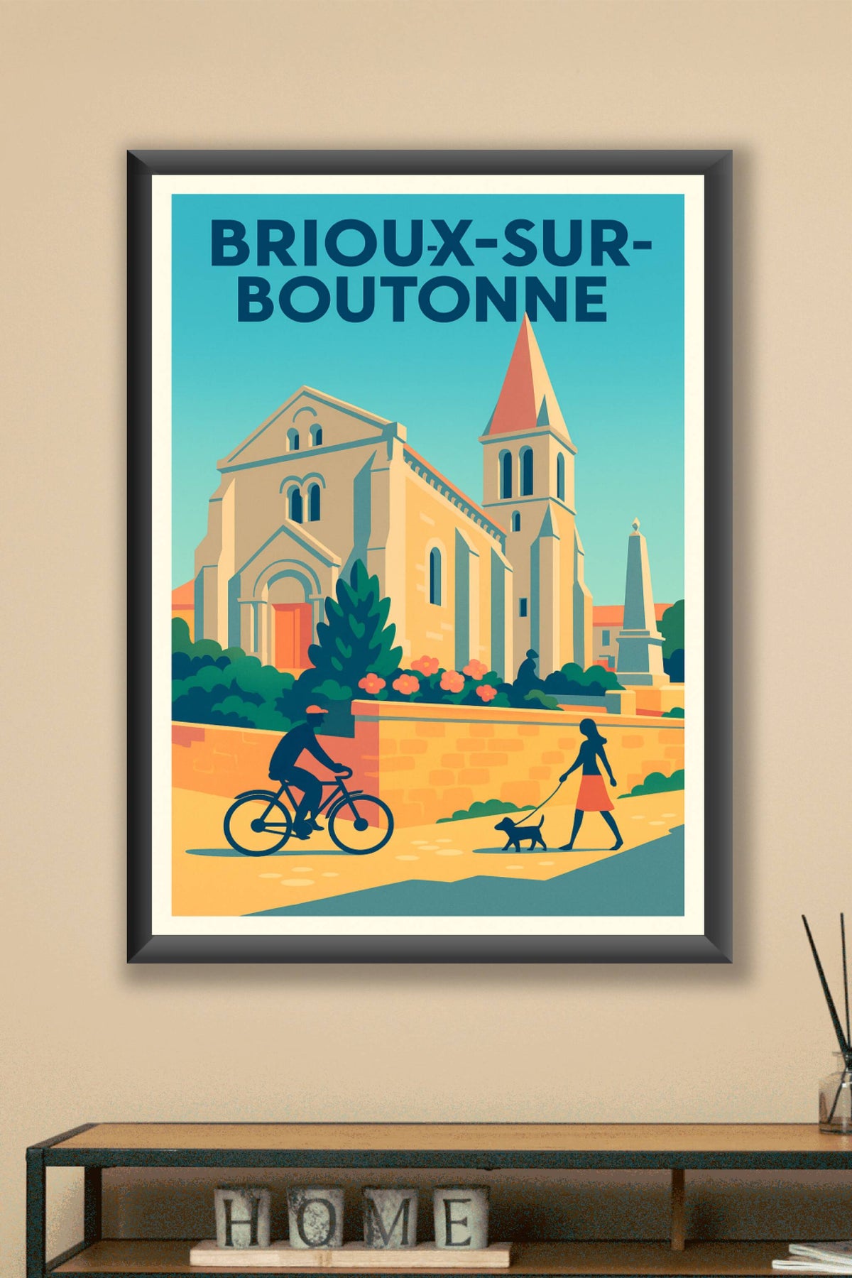 Affiche de Brioux-sur-Boutonne - Charme et Sérénité au Cœur du Village
