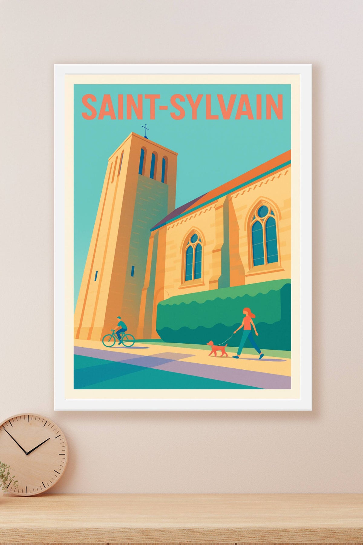 Affiche de Saint-Sylvain - Charme et sérénité au cœur du village