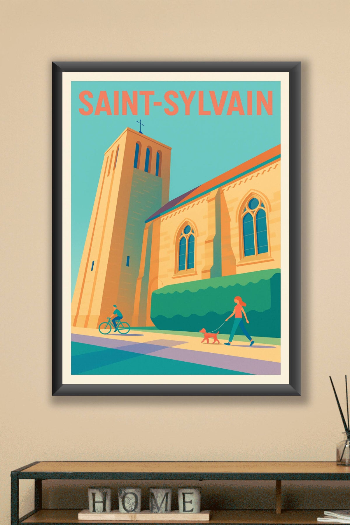 Affiche de Saint-Sylvain - Charme et sérénité au cœur du village