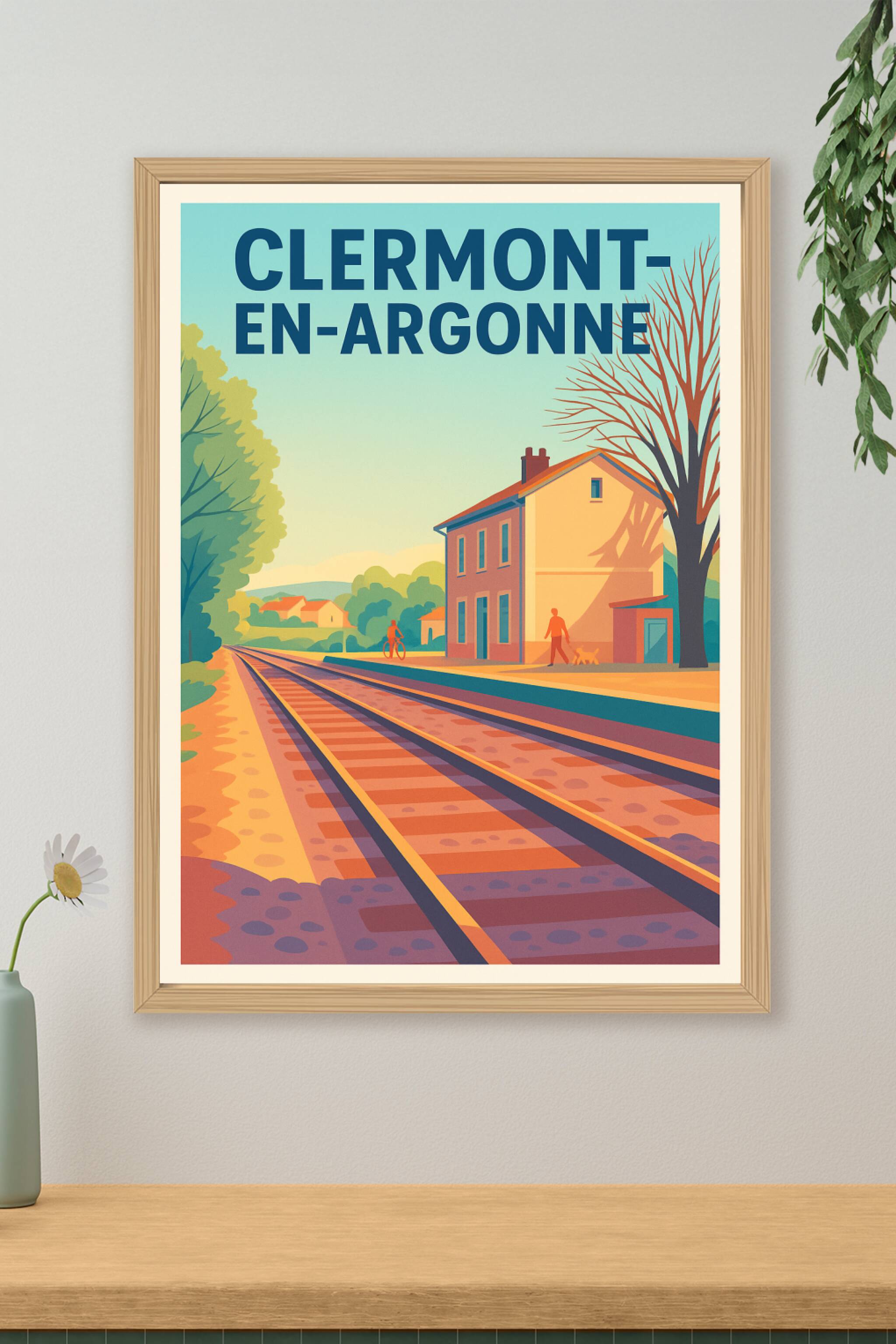 Affiche de Clermont-en-Argonne - Escapade champêtre et sérénité