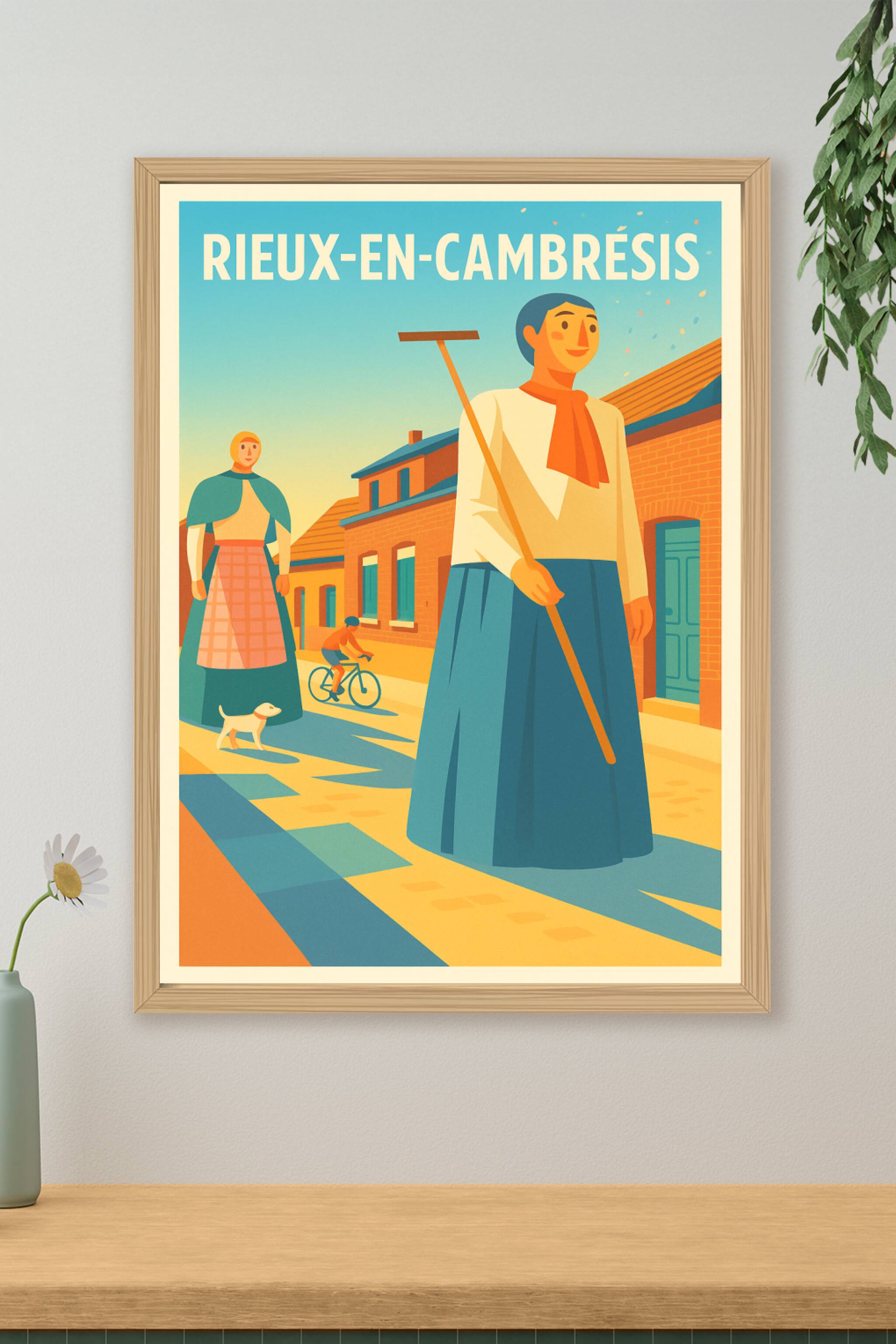 Affiche de Rieux-en-Cambrésis - Un voyage nostalgique au cœur du village