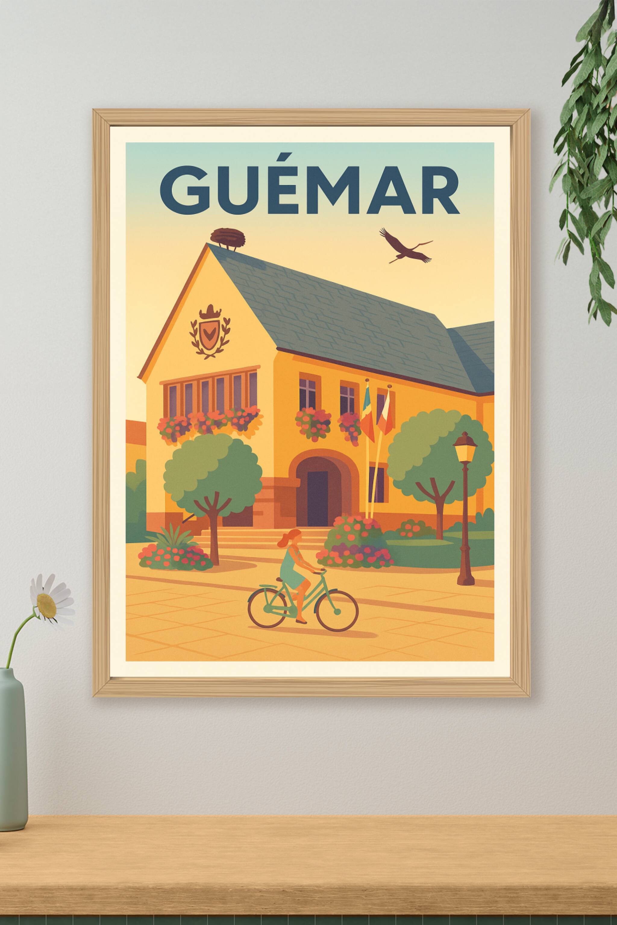 Affiche de Guémar - Charme et douceur d’une ville alsacienne