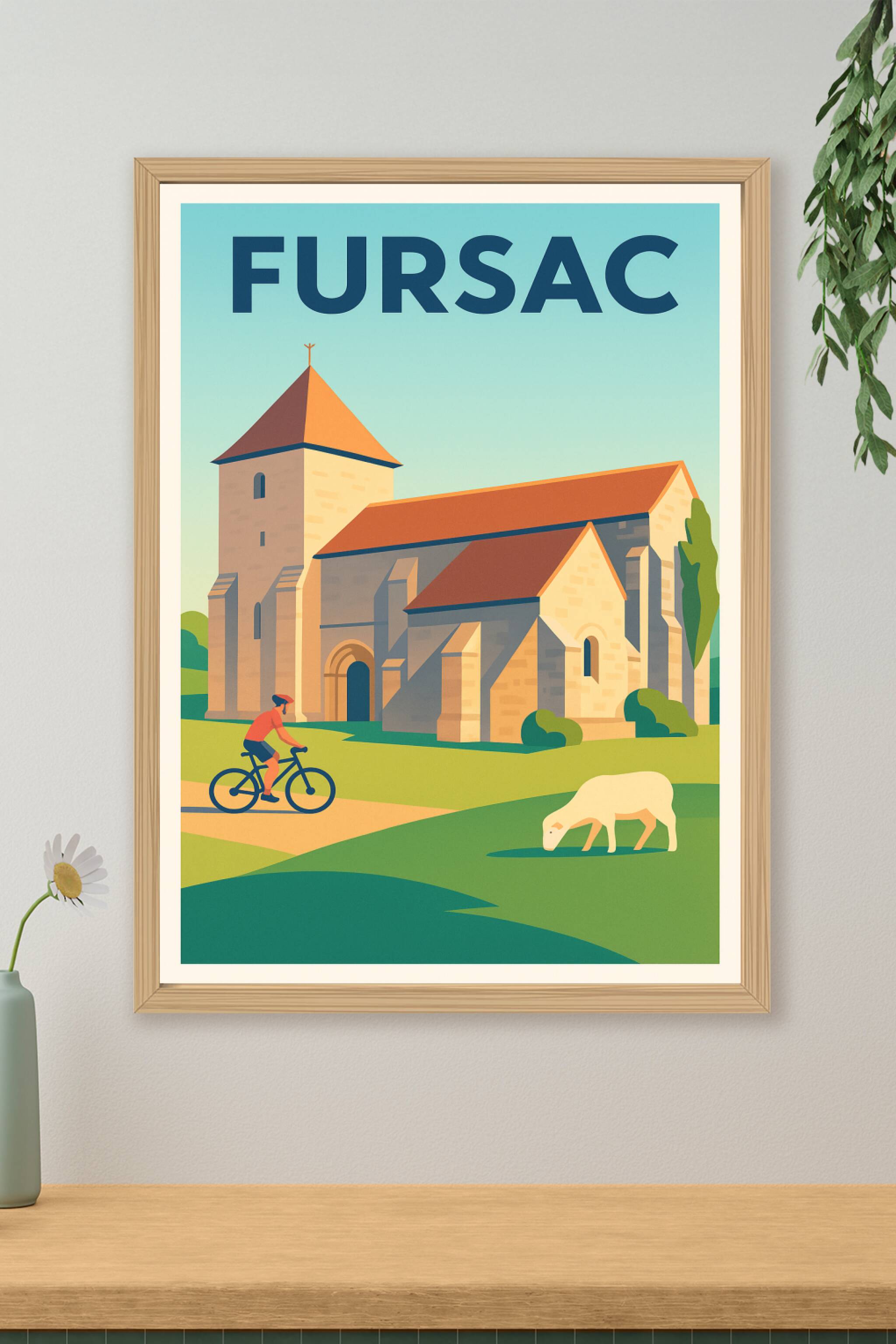Affiche de Fursac - Charme paisible et nature préservée