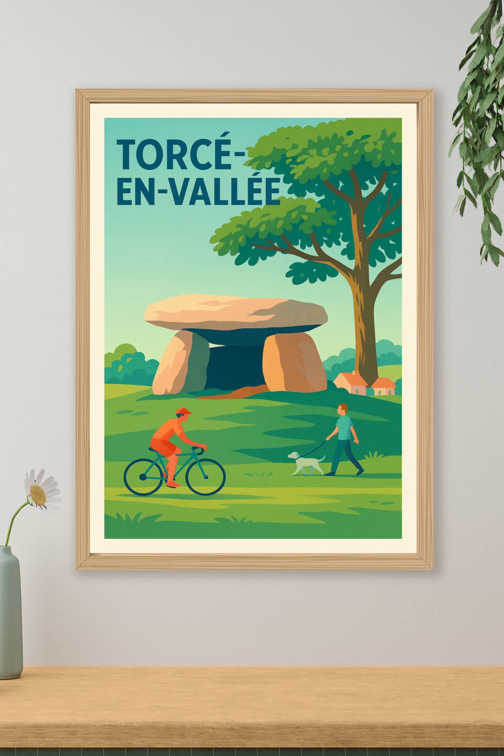 Affiche de Torcé-en-Vallée - L'âme paisible de la campagne sarthoise
