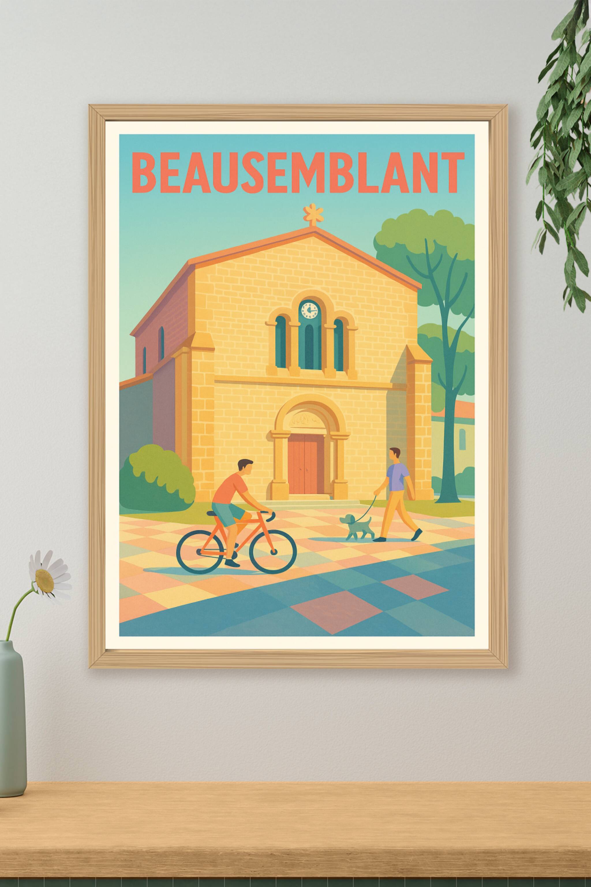 Affiche de Beausemblant - Tranquillité et charme provençal