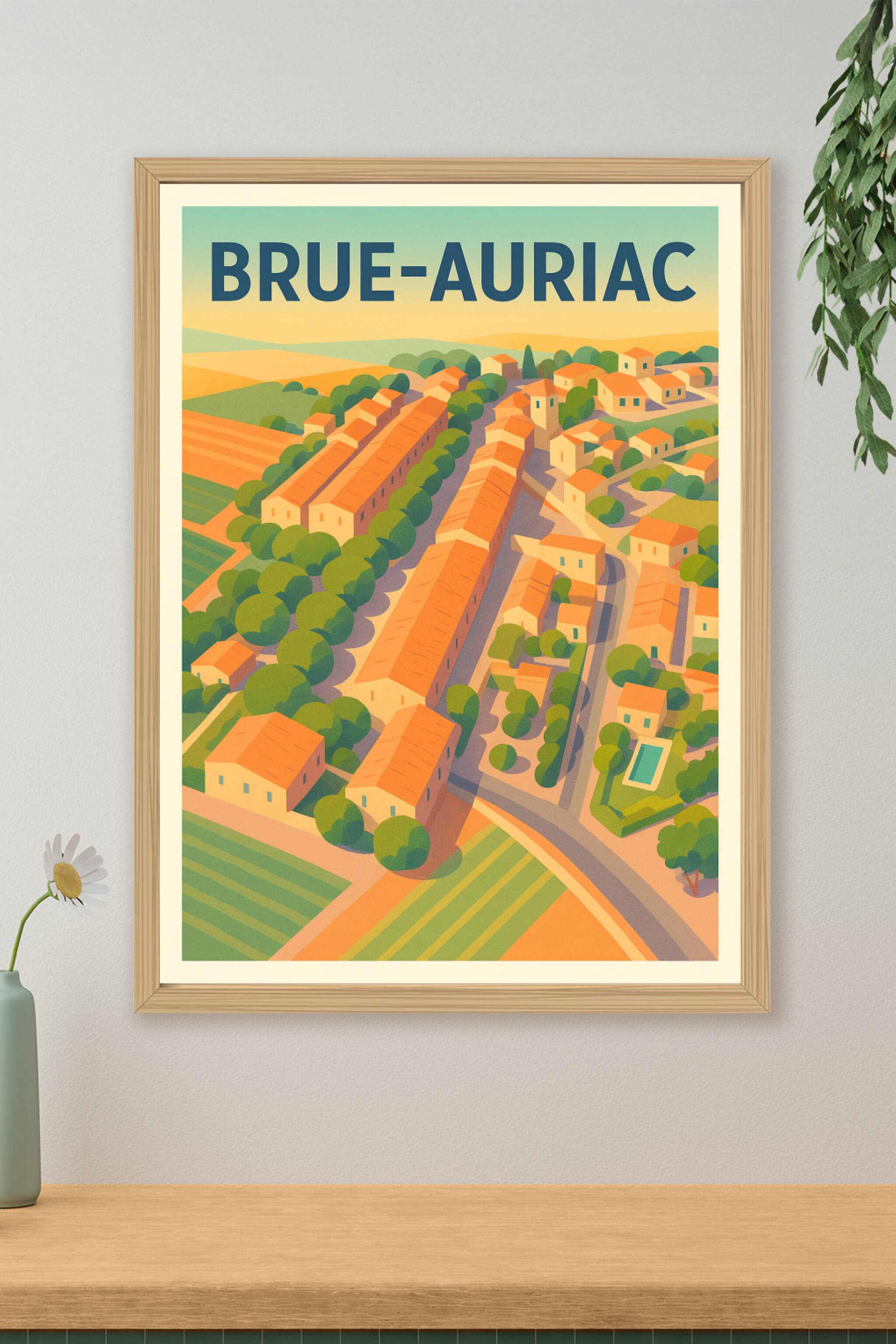 Affiche de Brue-Auriac - Charme Provençal en Perspective