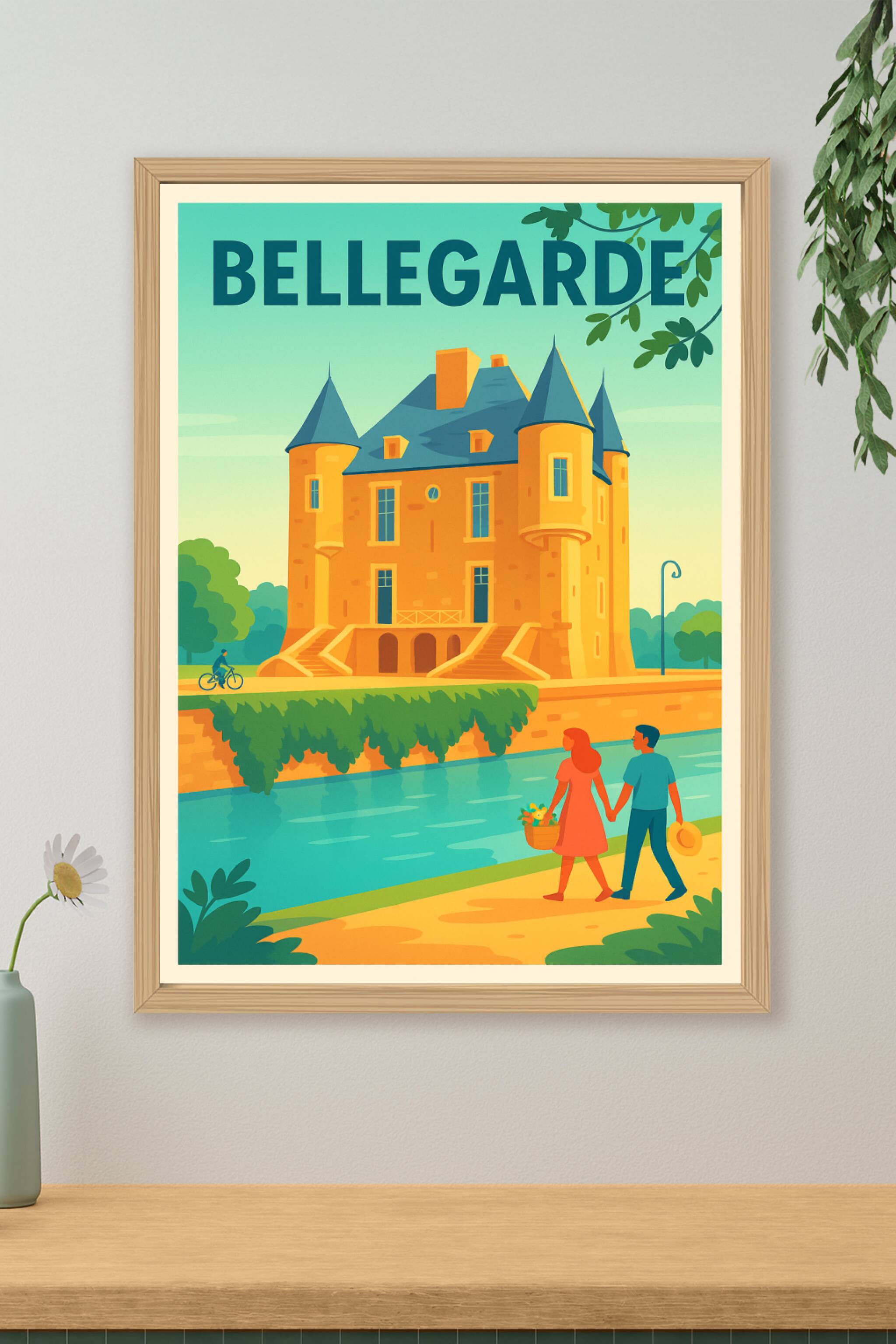 Affiche de Bellegarde - Charme et douceur au fil de l'eau