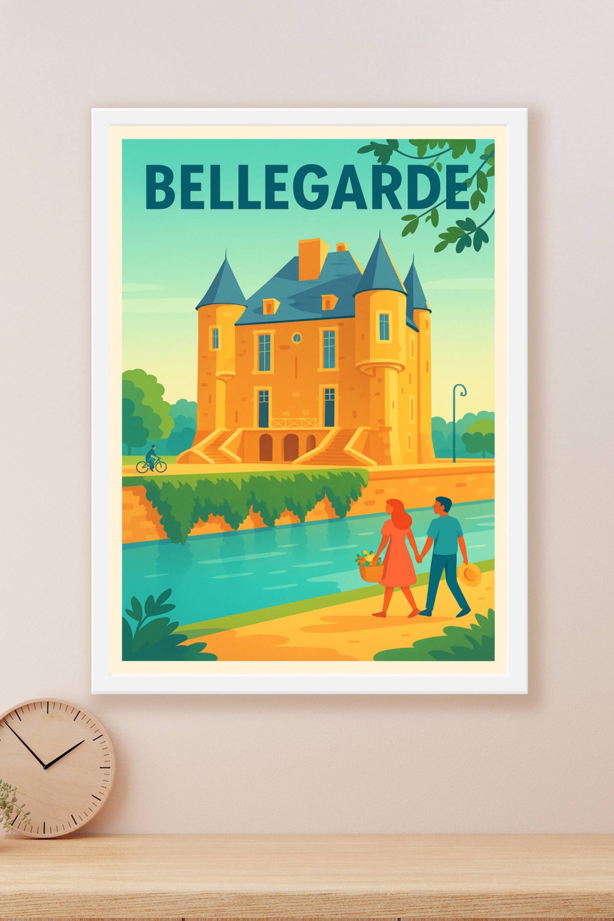 Affiche de Bellegarde - Charme et douceur au fil de l'eau