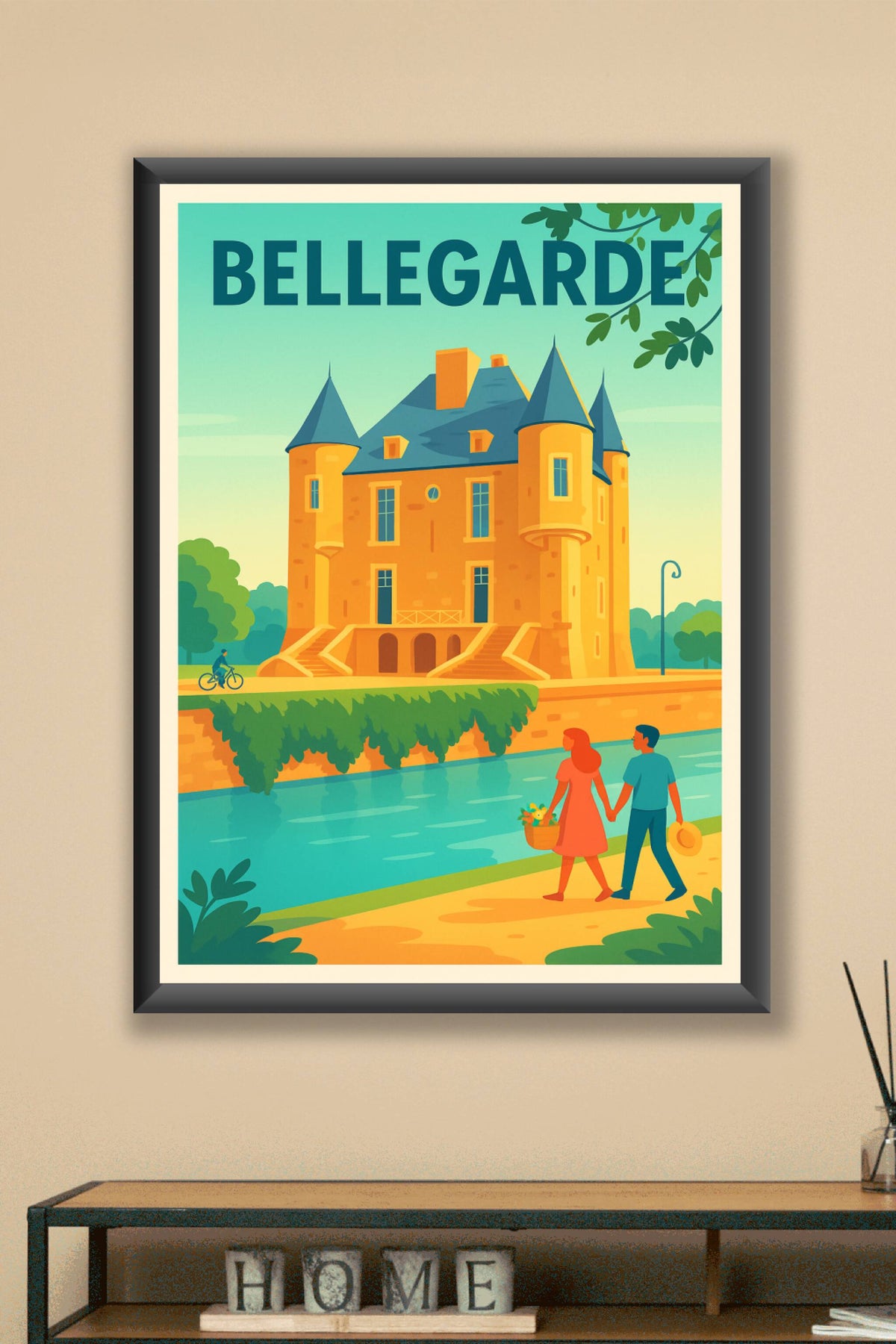 Affiche de Bellegarde - Charme et douceur au fil de l'eau