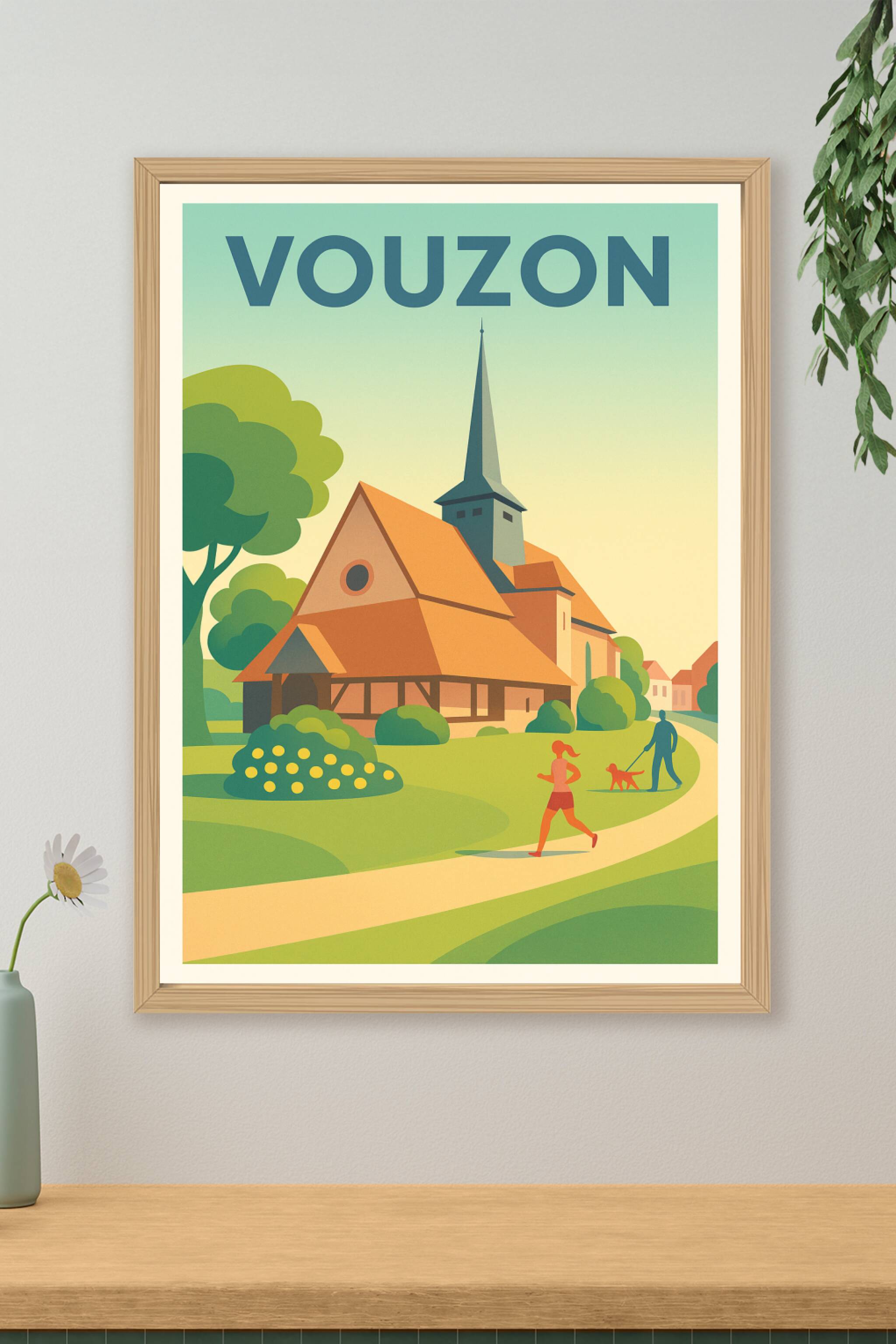 Affiche de Vouzon - Charme et sérénité au cœur de la nature