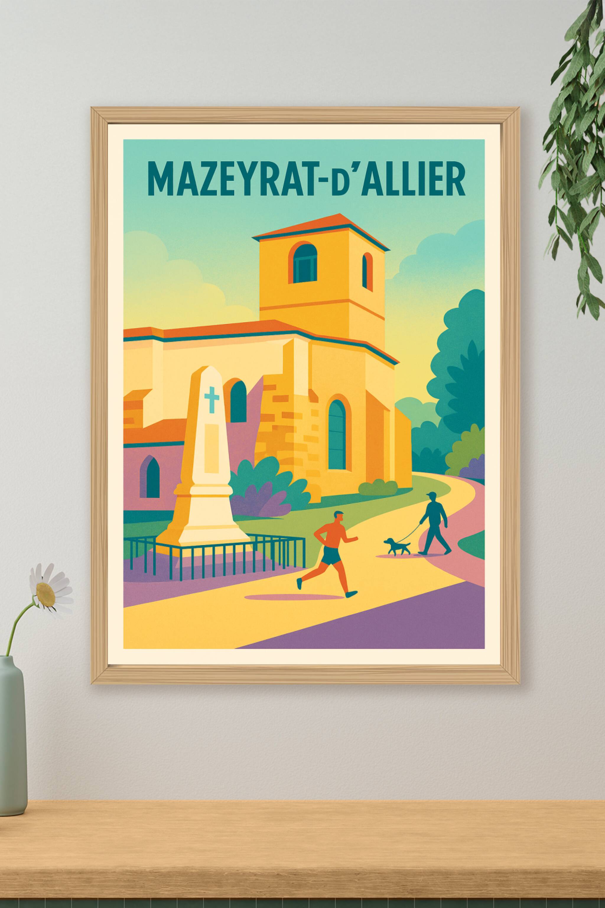 Affiche de Mazeyrat-d'Allier - Charme et sérénité au cœur du village