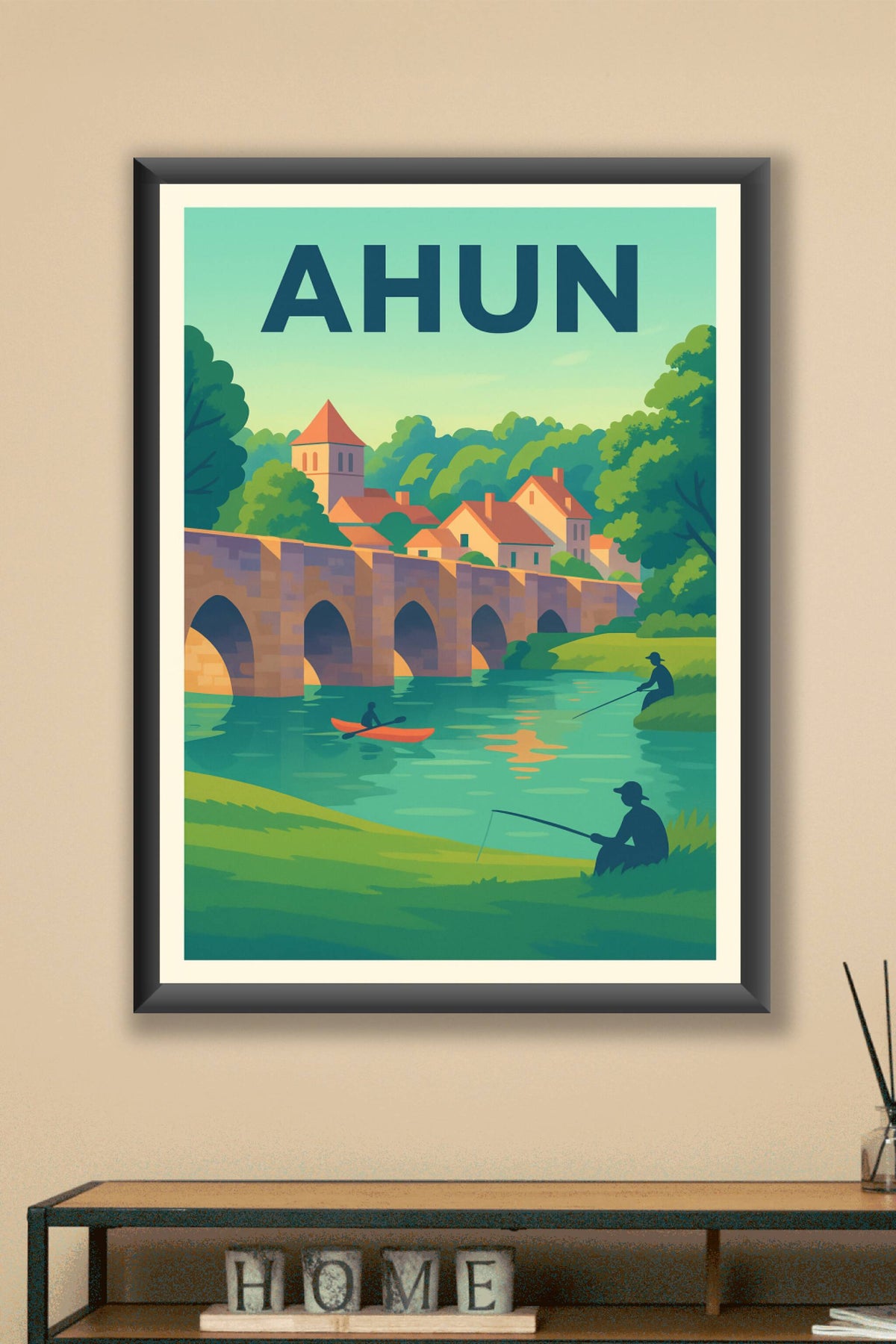 Affiche de Ahun - Charme paisible au fil de l'eau