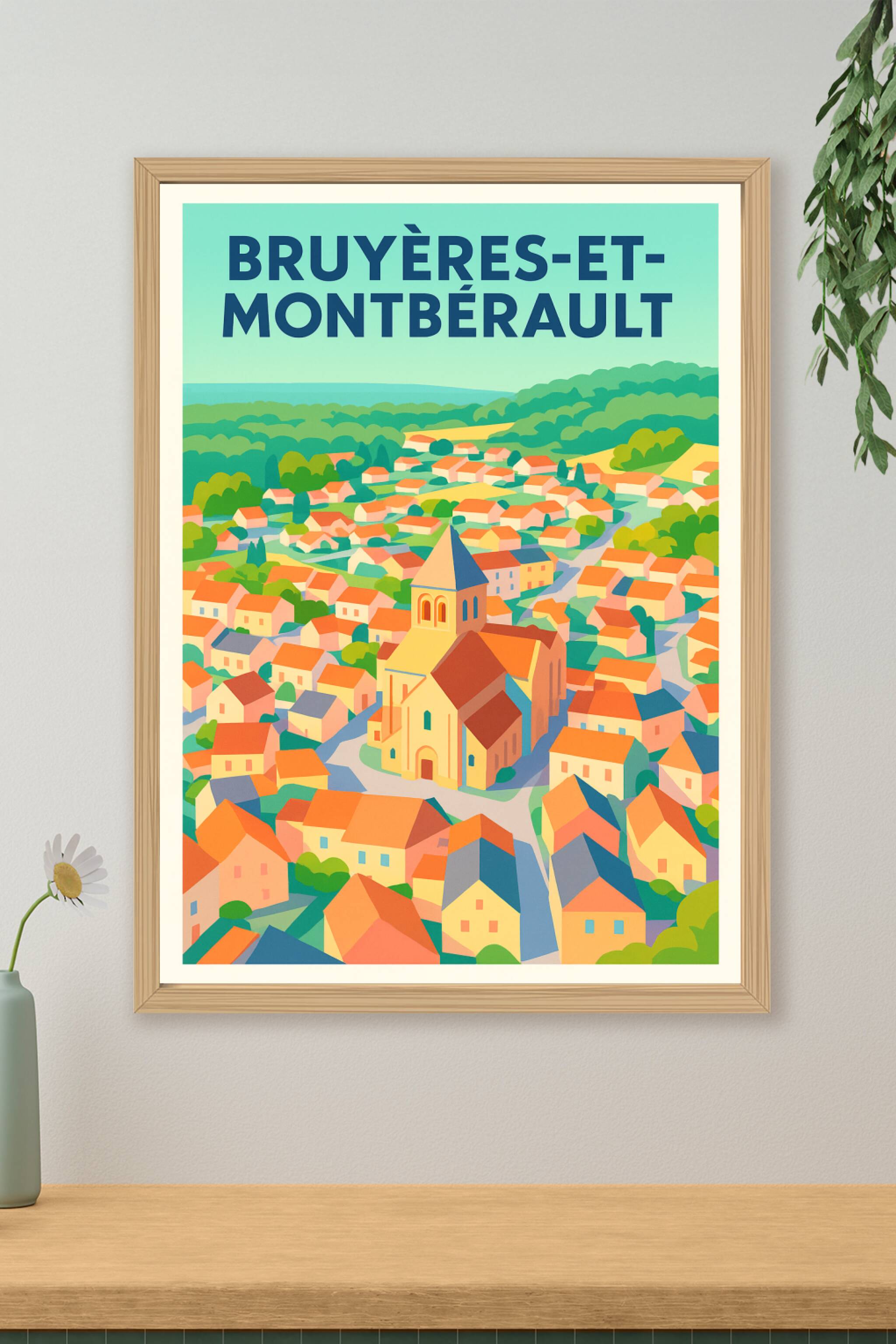 Affiche de Bruyères-et-Montbérault - Charme et sérénité au cœur du village