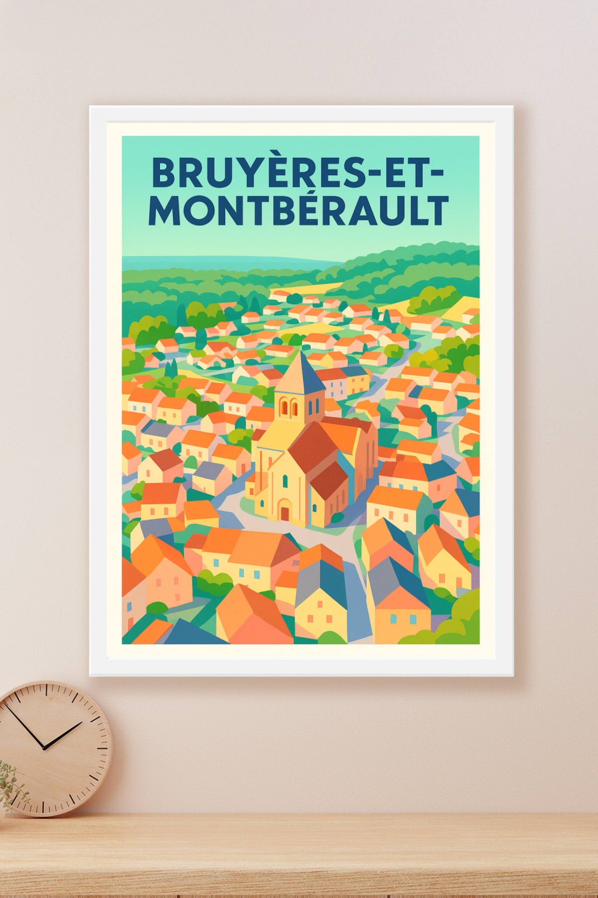 Affiche de Bruyères-et-Montbérault - Charme et sérénité au cœur du village
