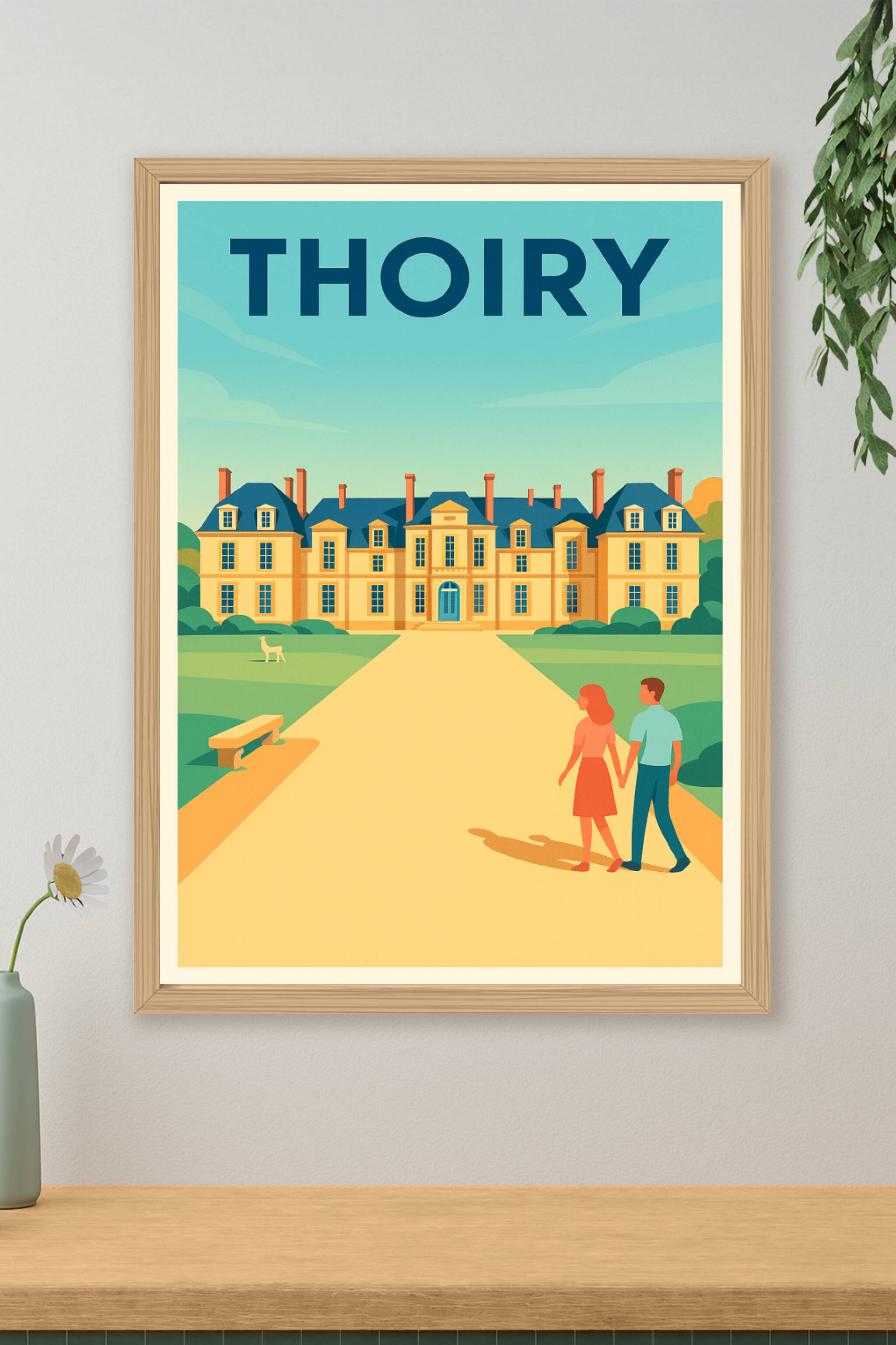 Affiche de Thoiry - Invitation à la sérénité du Château