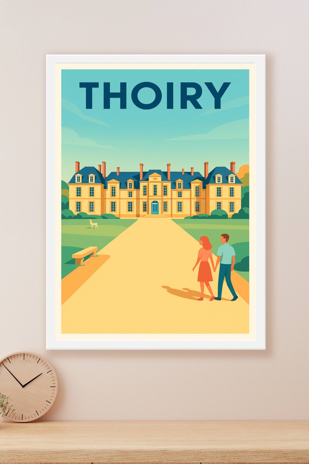Affiche de Thoiry - Invitation à la sérénité du Château