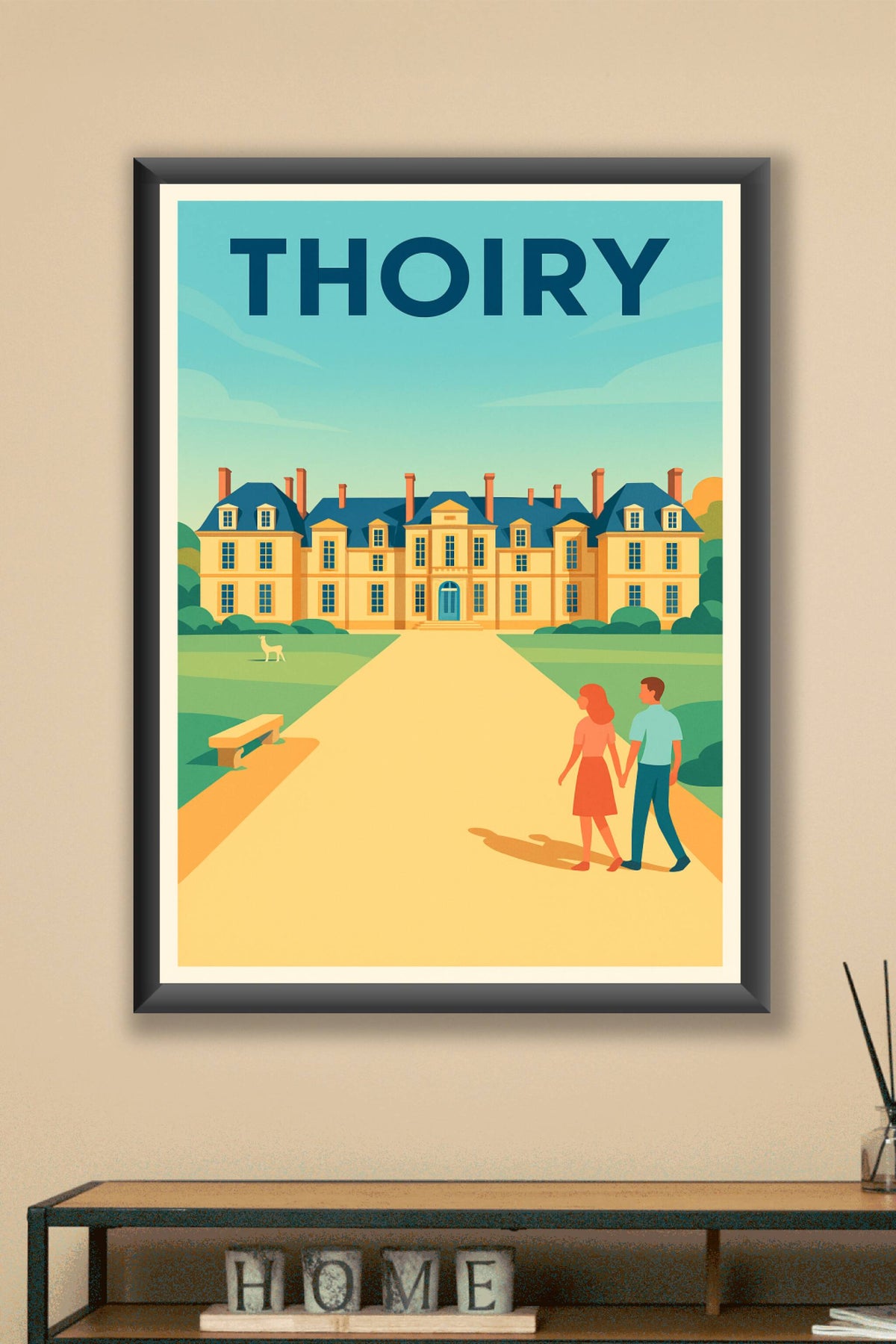 Affiche de Thoiry - Invitation à la sérénité du Château