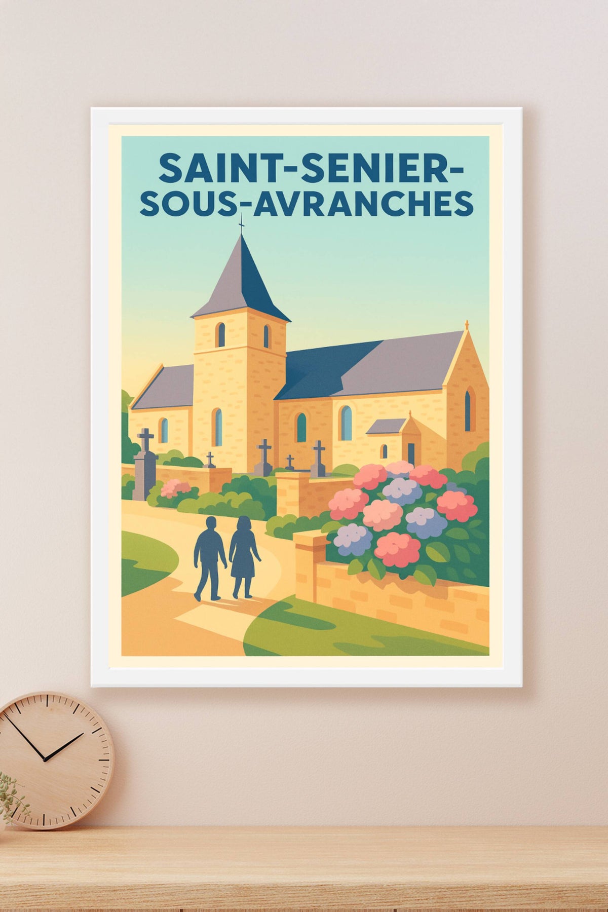 Affiche de Saint-Senier-sous-Avranches - Un coin paisible et charmant