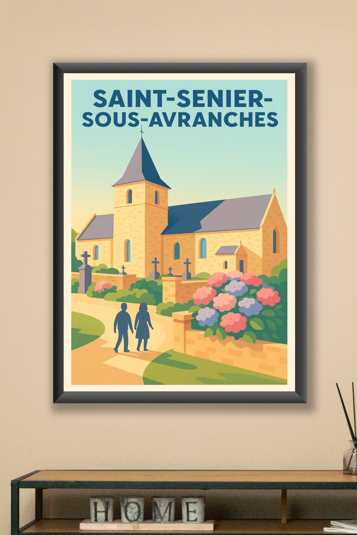 Affiche de Saint-Senier-sous-Avranches - Un coin paisible et charmant