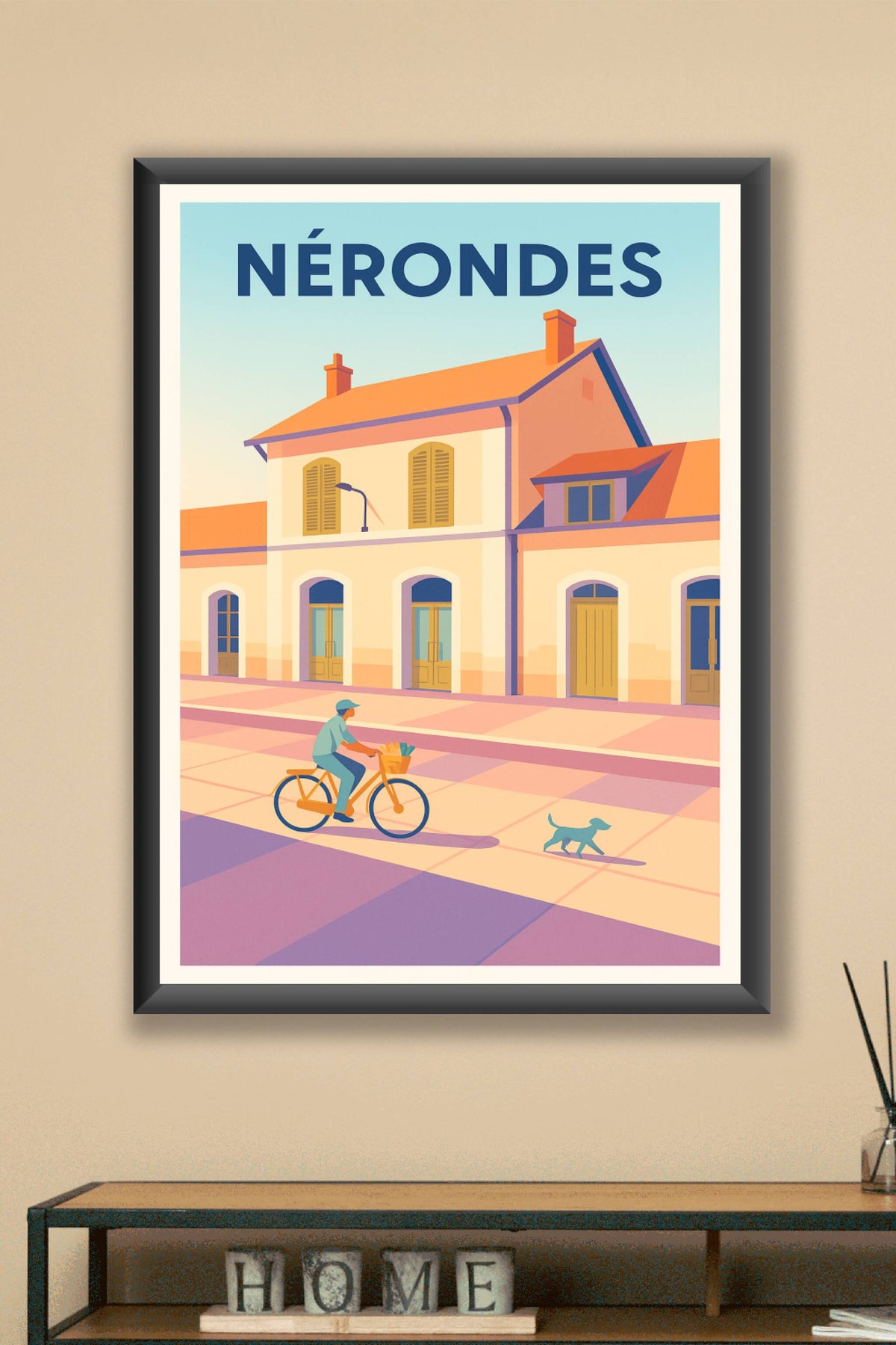 Affiche de Nérondes - Douceur de vie à vélo