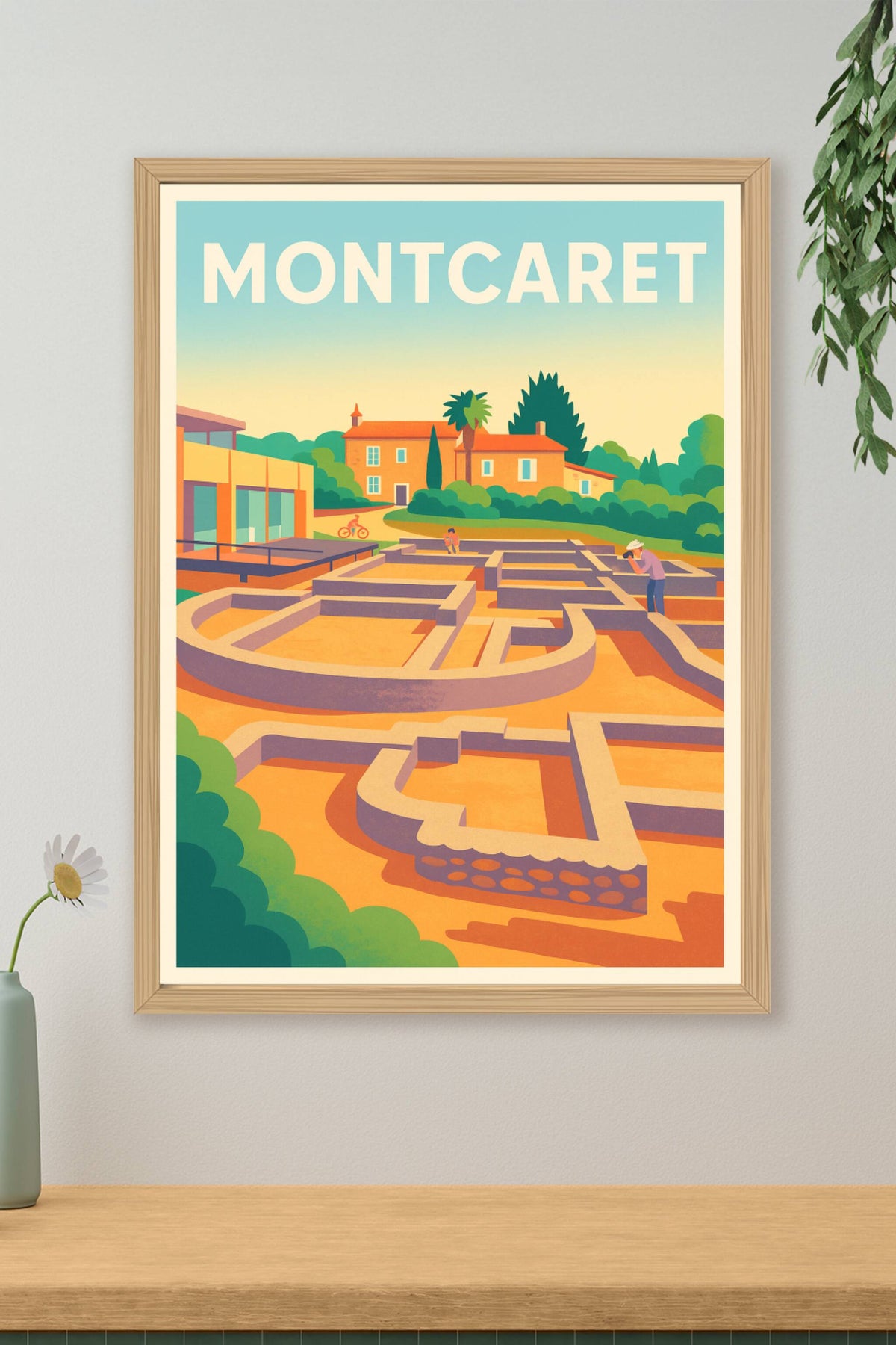 Affiche de Montcaret - Le charme historique révélé en poster