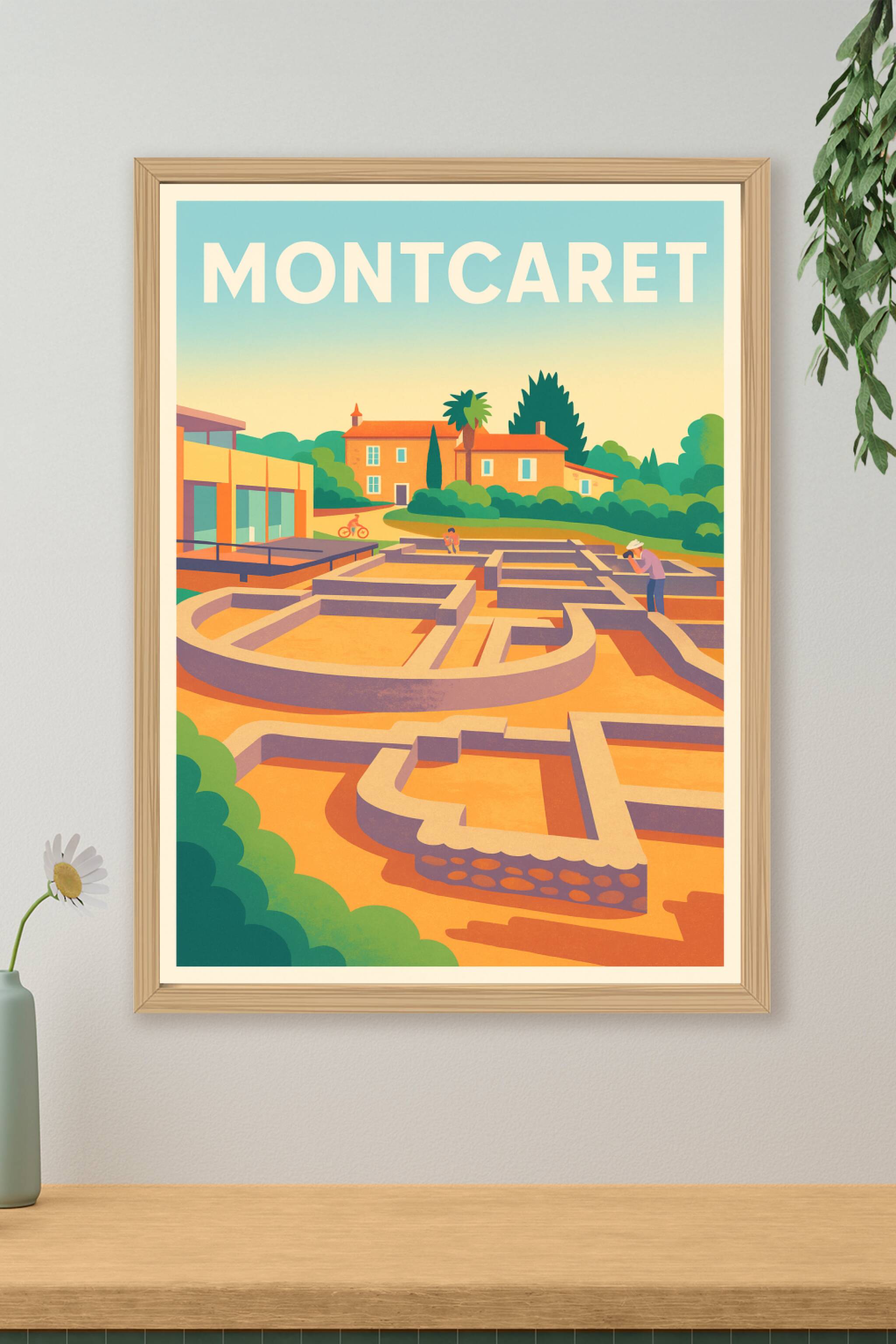 Affiche de Montcaret - Le charme historique révélé en poster