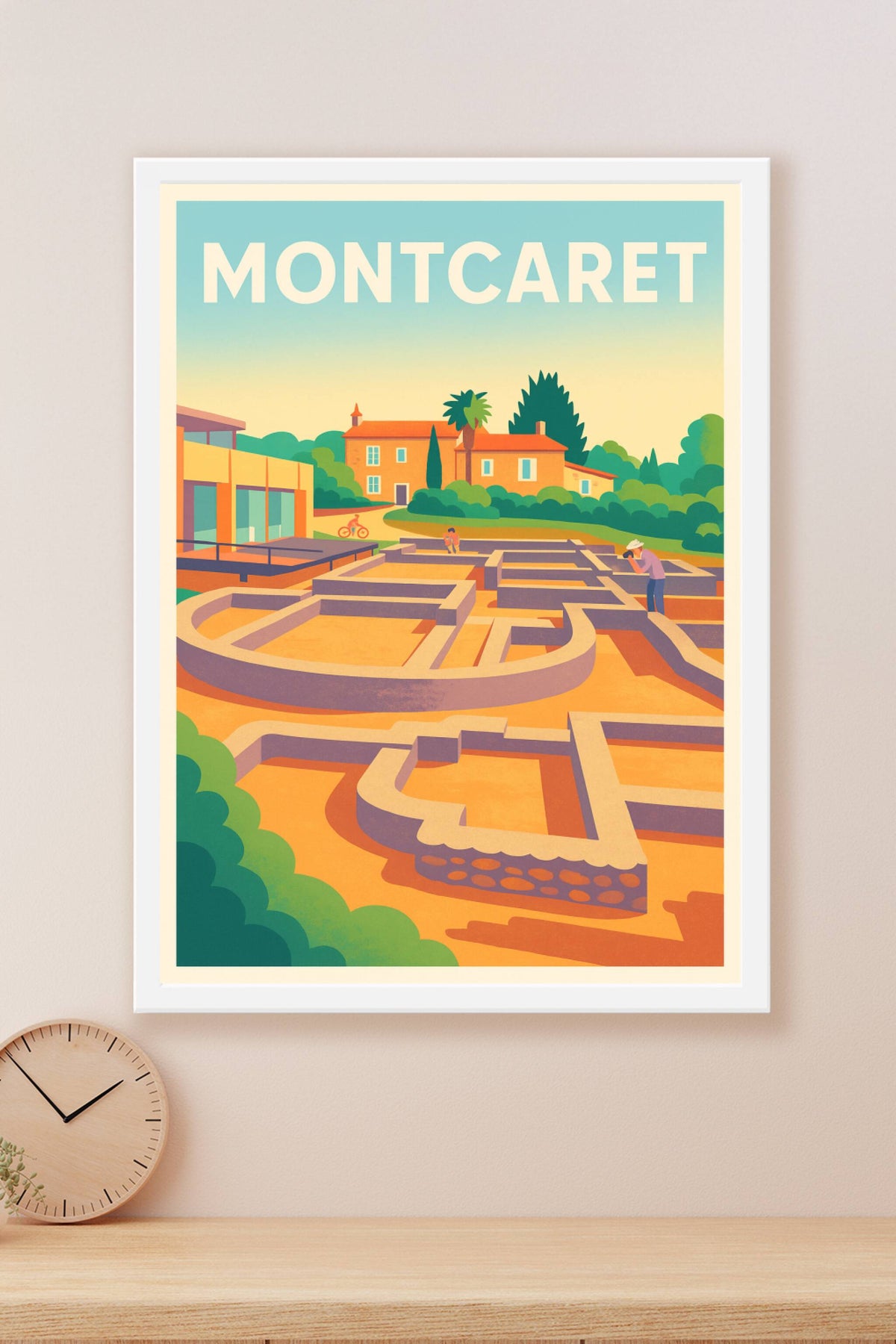 Affiche de Montcaret - Le charme historique révélé en poster