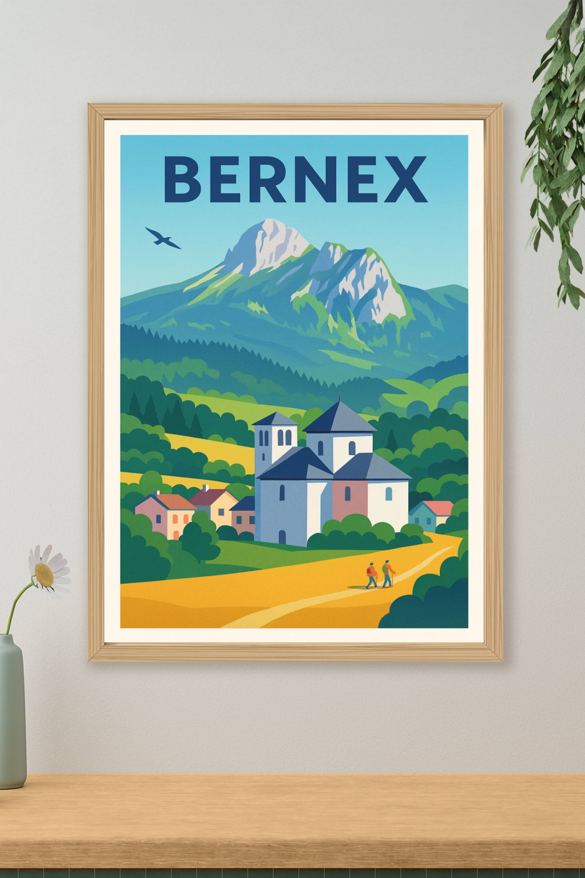 Affiche de Bernex - Escapade bucolique au cœur des montagnes