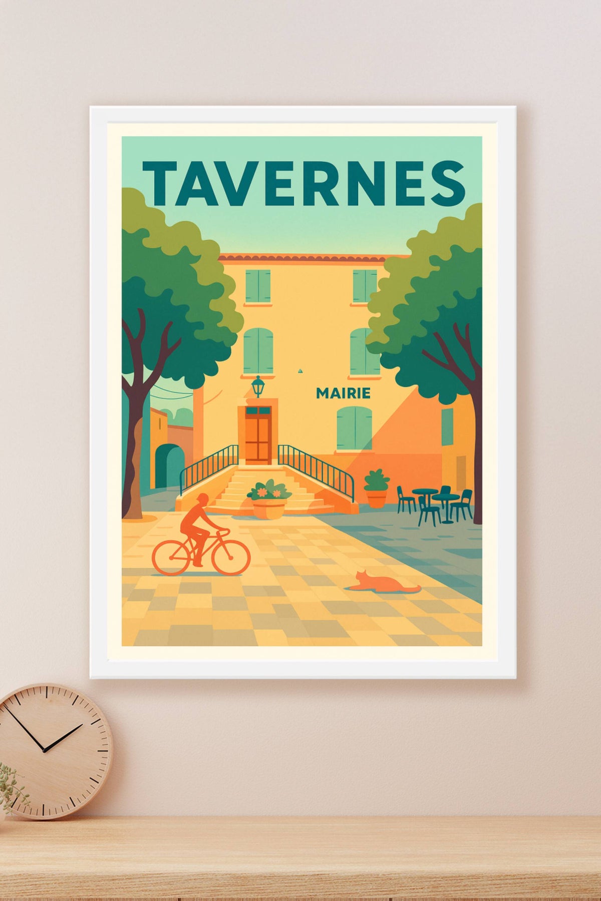 Affiche de Tavernes - Charme et quiétude en Provence