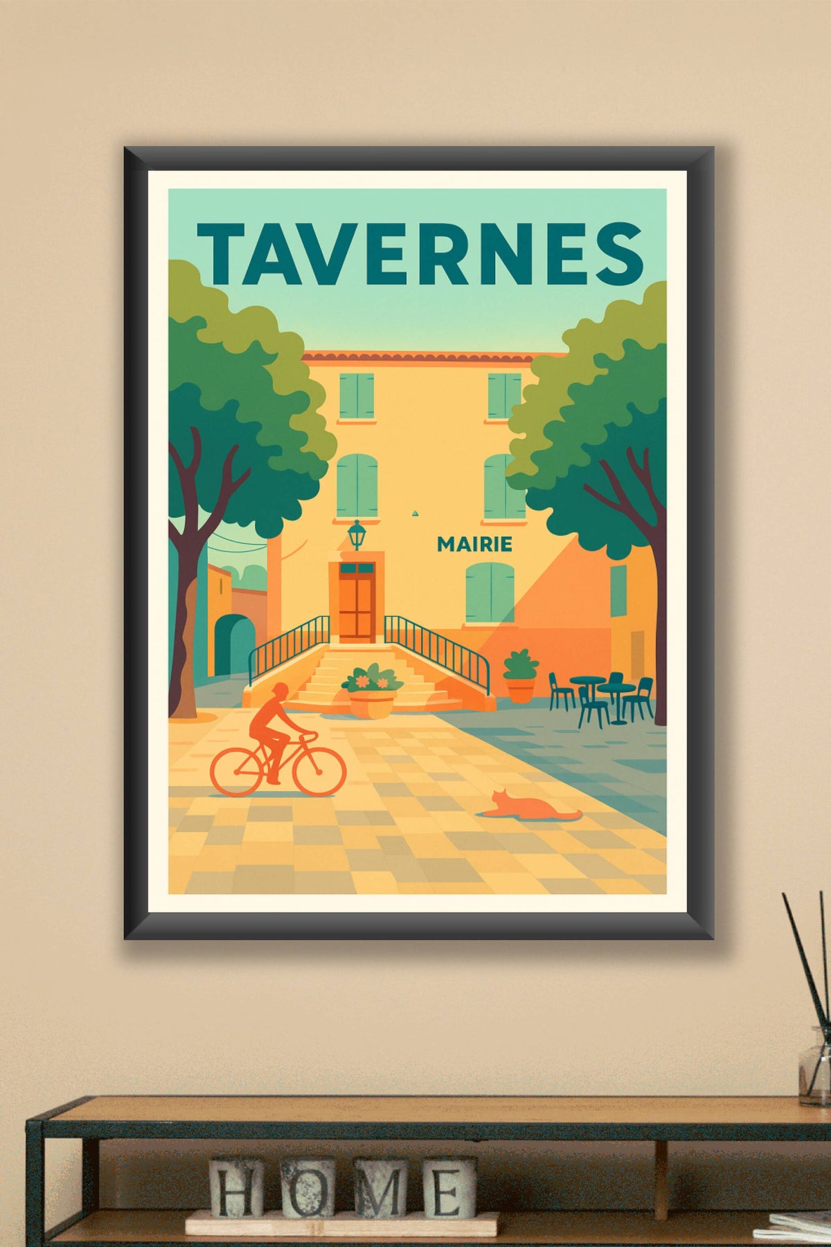 Affiche de Tavernes - Charme et quiétude en Provence