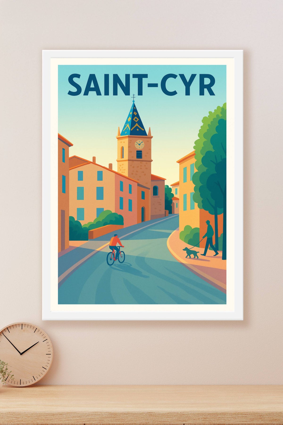 Affiche de Saint-Cyr - Instant de vie en douceur au cœur du village