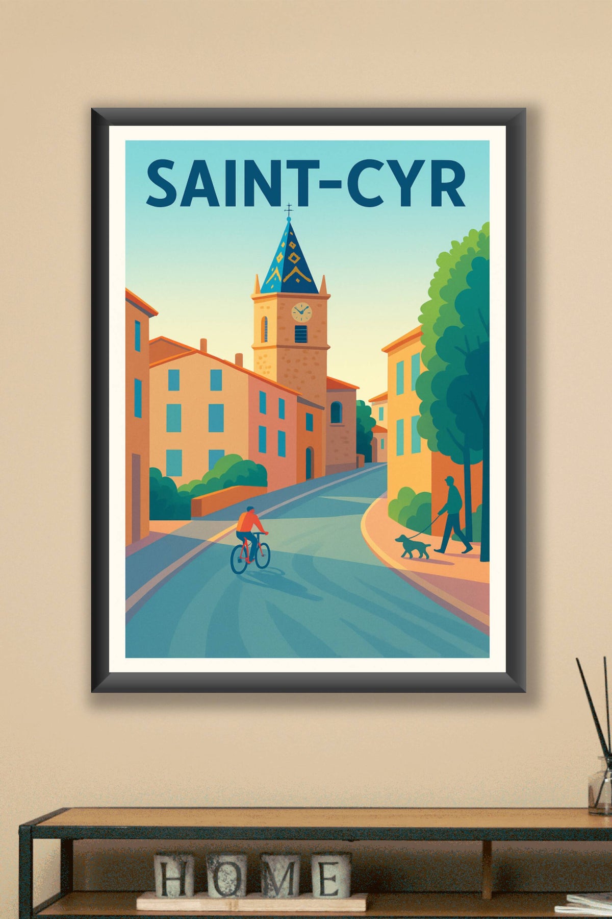 Affiche de Saint-Cyr - Instant de vie en douceur au cœur du village